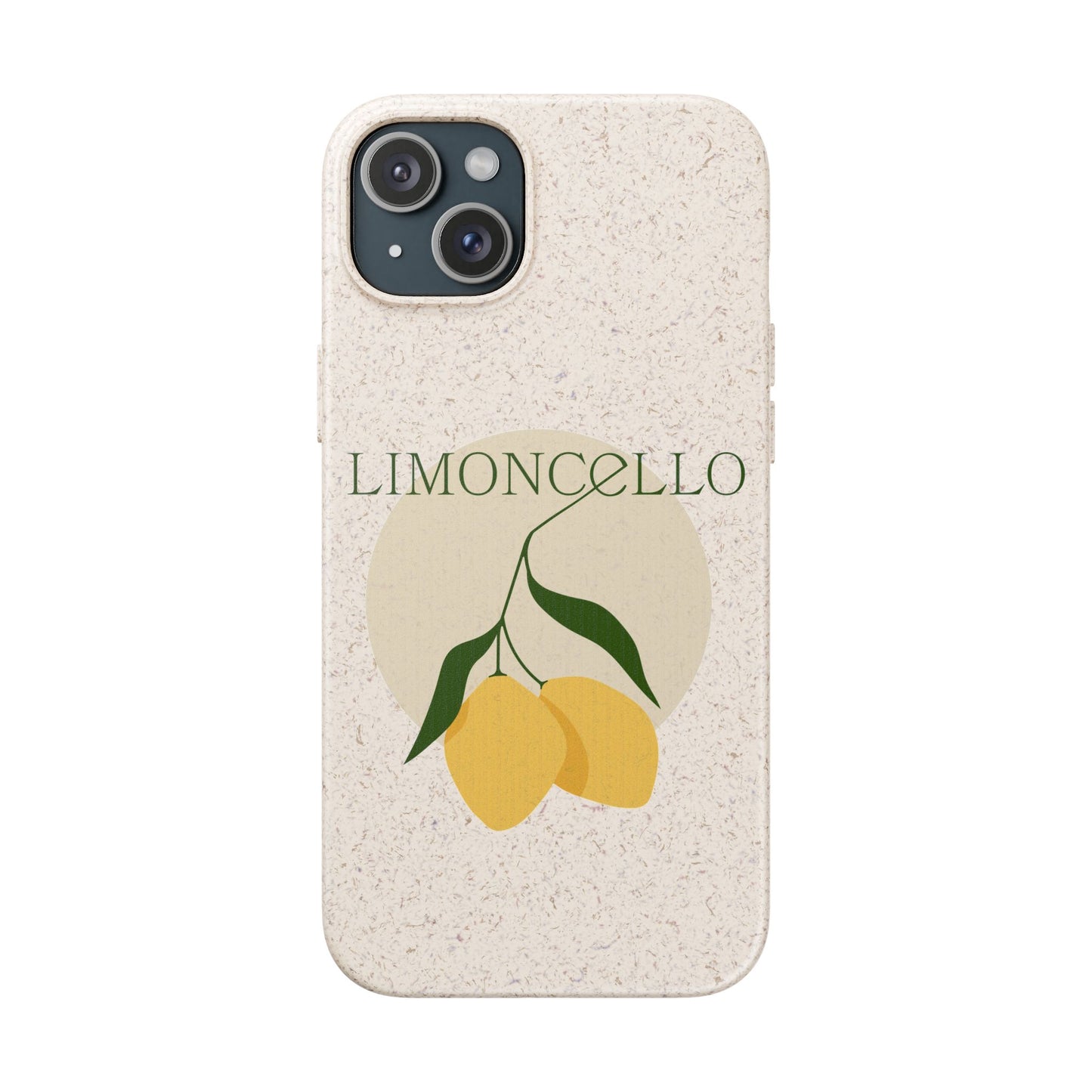 Biodegradable Phone Case - Limoncello Design, Eco-Friendly Mobile Cover