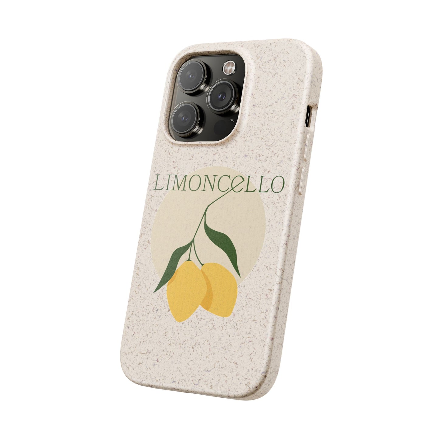 Biodegradable Phone Case - Limoncello Design, Eco-Friendly Mobile Cover