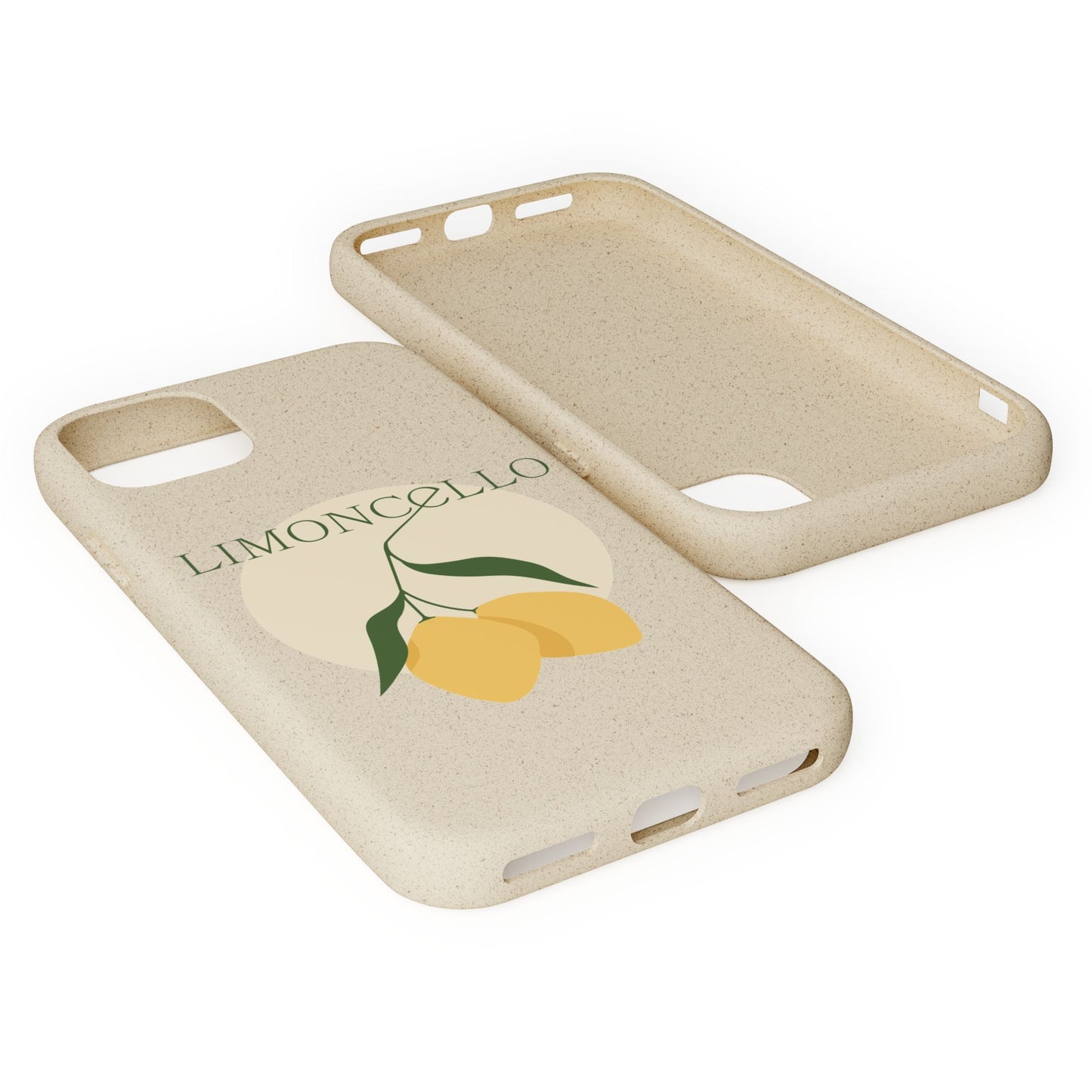 Biodegradable Phone Case - Limoncello Design, Eco-Friendly Mobile Cover