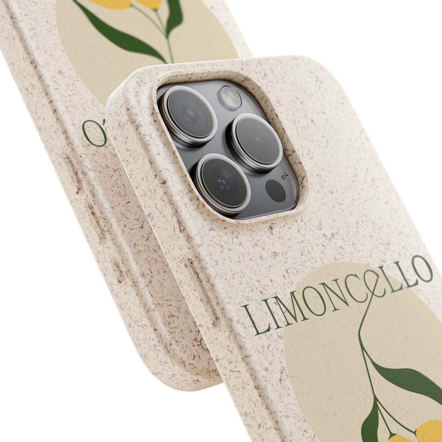 Biodegradable Phone Case - Limoncello Design, Eco-Friendly Mobile Cover