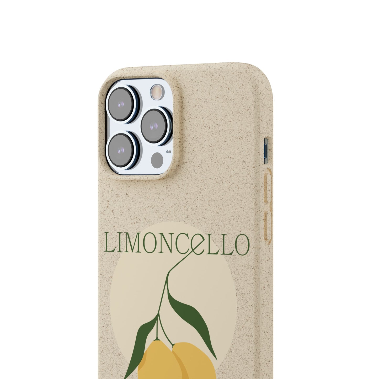 Biodegradable Phone Case - Limoncello Design, Eco-Friendly Mobile Cover
