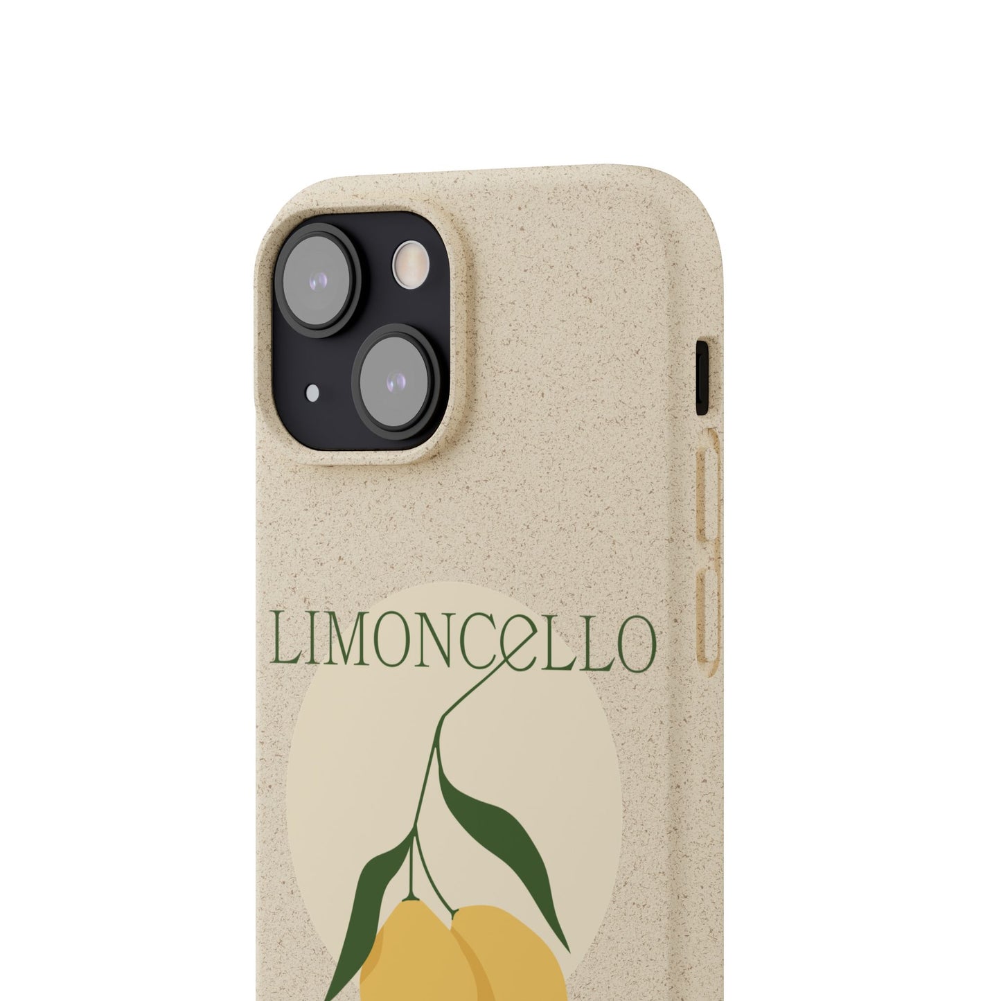 Biodegradable Phone Case - Limoncello Design, Eco-Friendly Mobile Cover