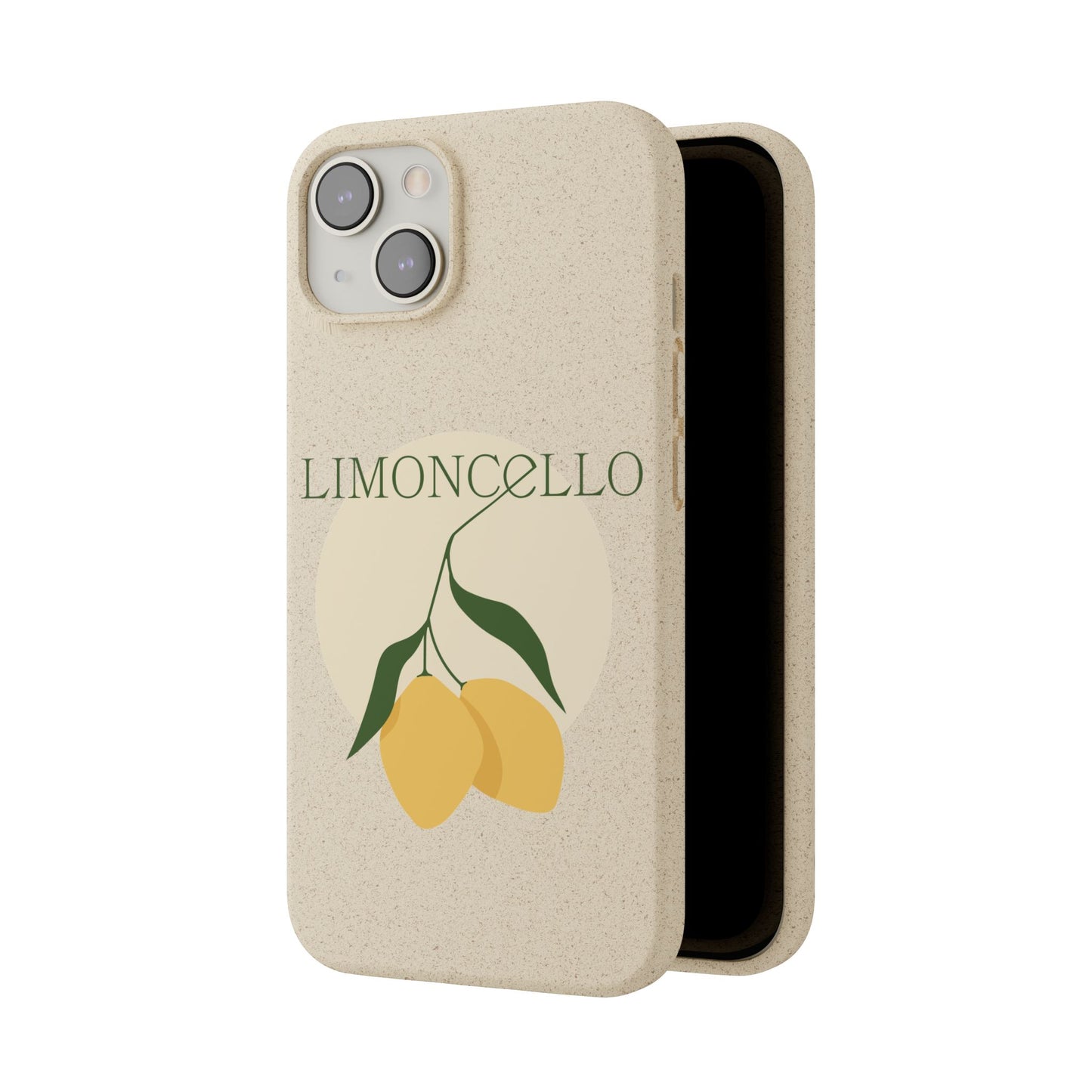 Biodegradable Phone Case - Limoncello Design, Eco-Friendly Mobile Cover