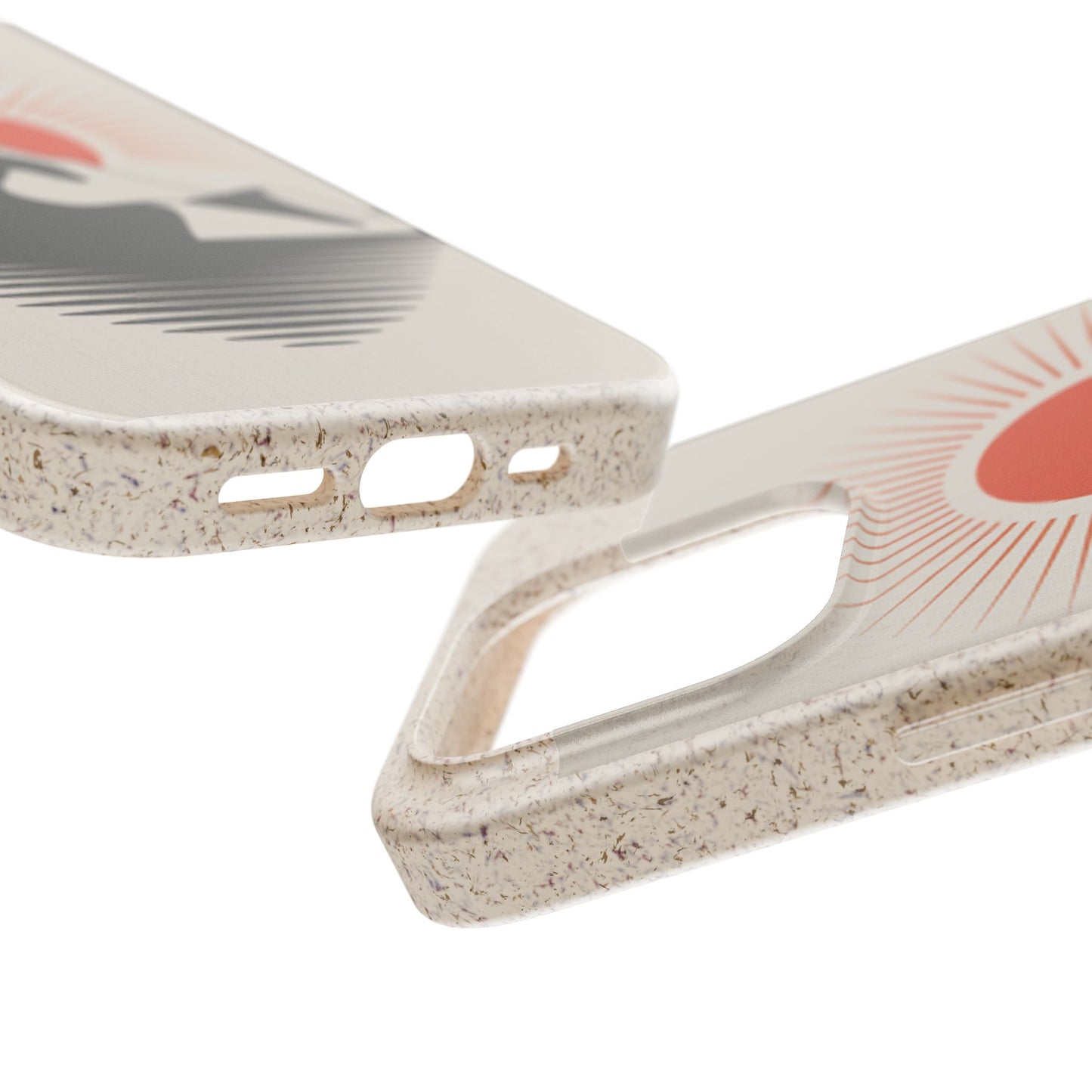 Biodegradable Phone Case - Mountain Design, Eco-Friendly Mobile Cover, Sustainable Tech Accessory