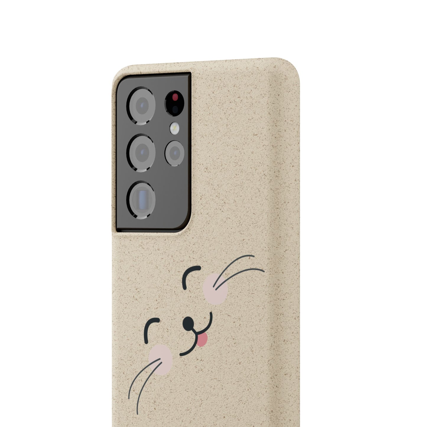 Biodegradable Phone Case - Happy Cat, Eco-friendly mobile cover