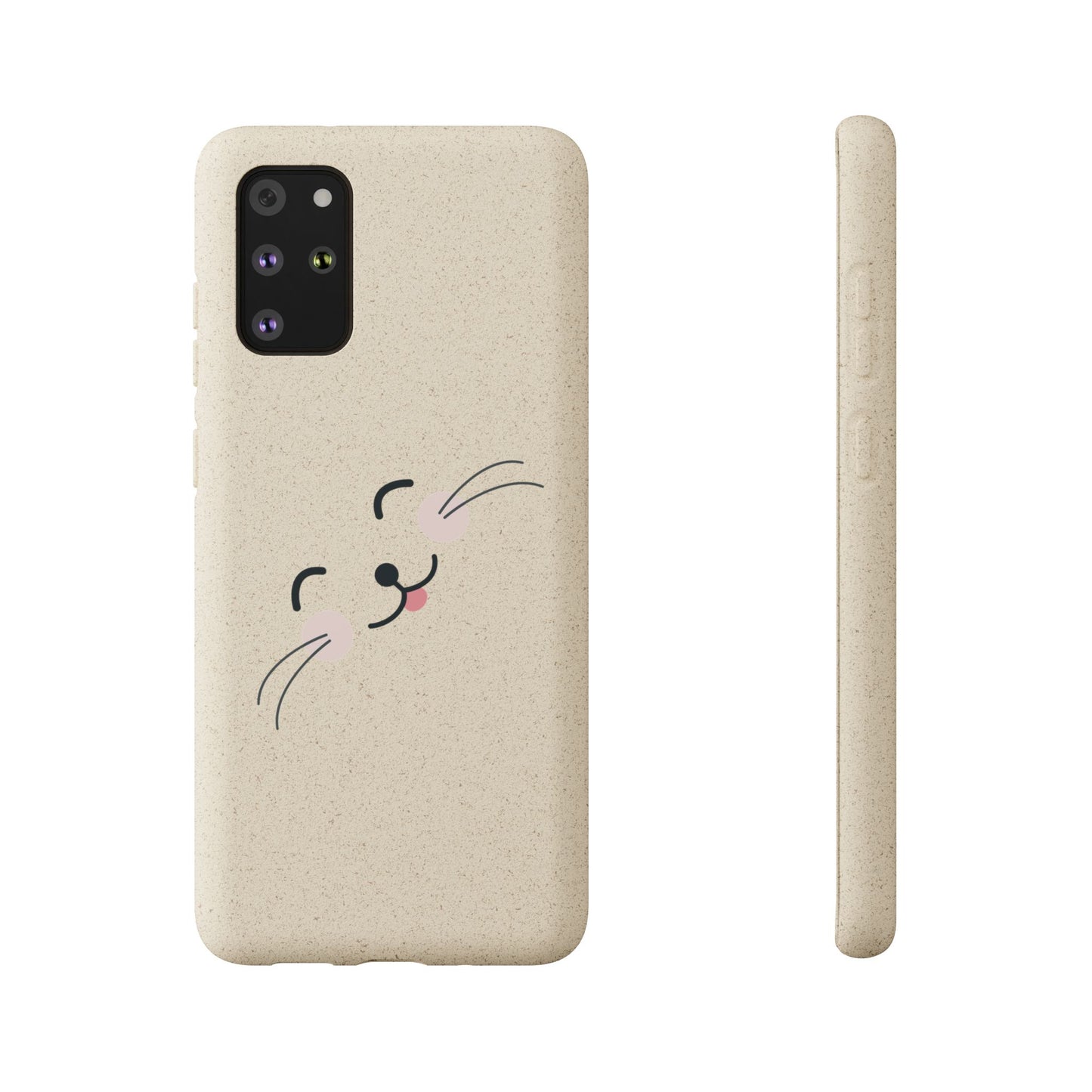 Biodegradable Phone Case - Happy Cat, Eco-friendly mobile cover