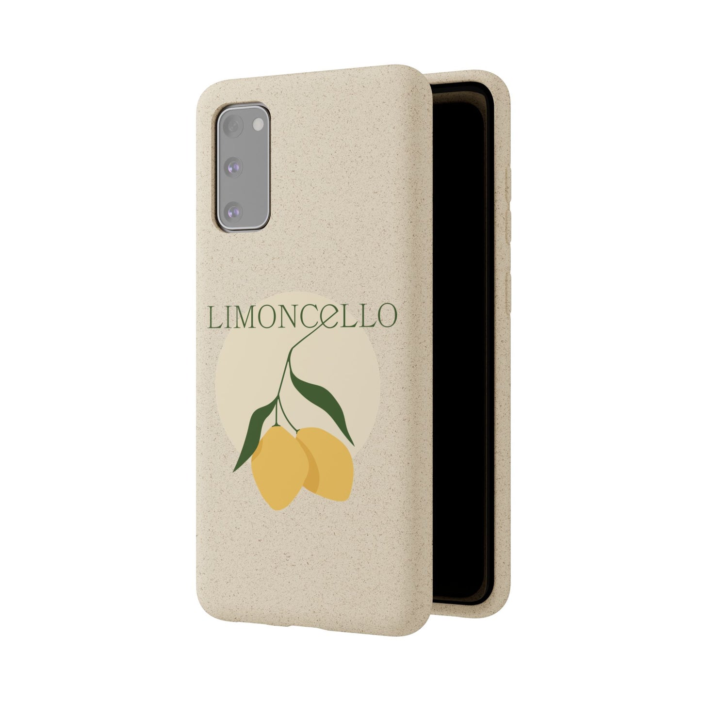 Biodegradable Phone Case - Limoncello Design, Eco-Friendly Mobile Cover