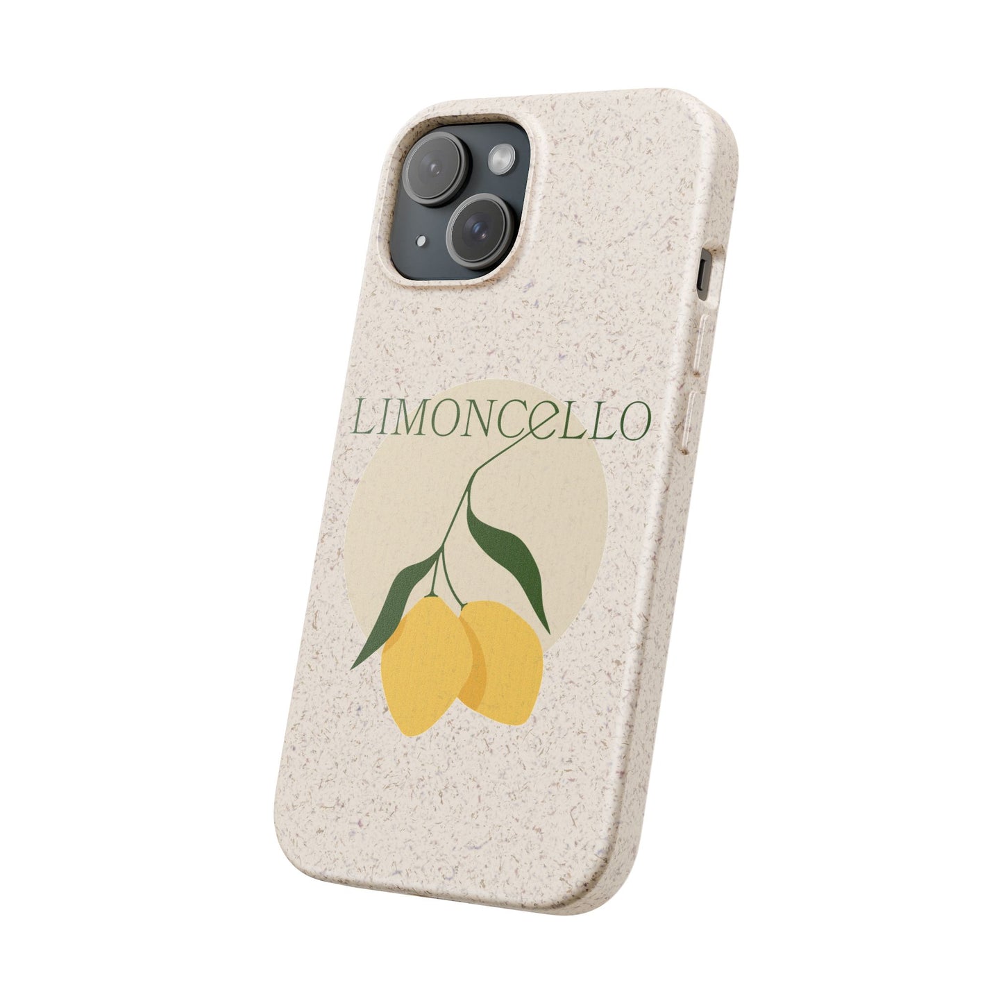 Biodegradable Phone Case - Limoncello Design, Eco-Friendly Mobile Cover