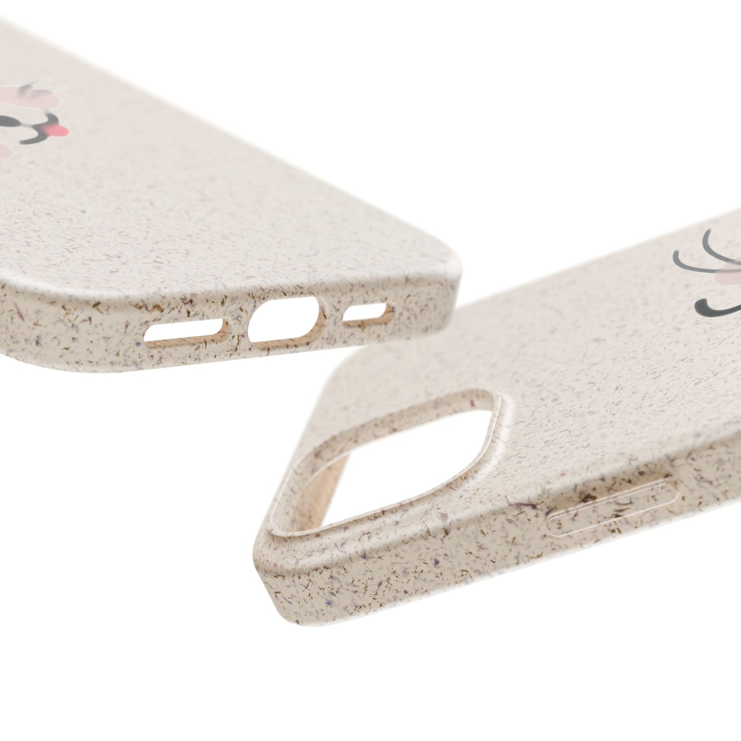 Biodegradable Phone Case - Happy Cat, Eco-friendly mobile cover