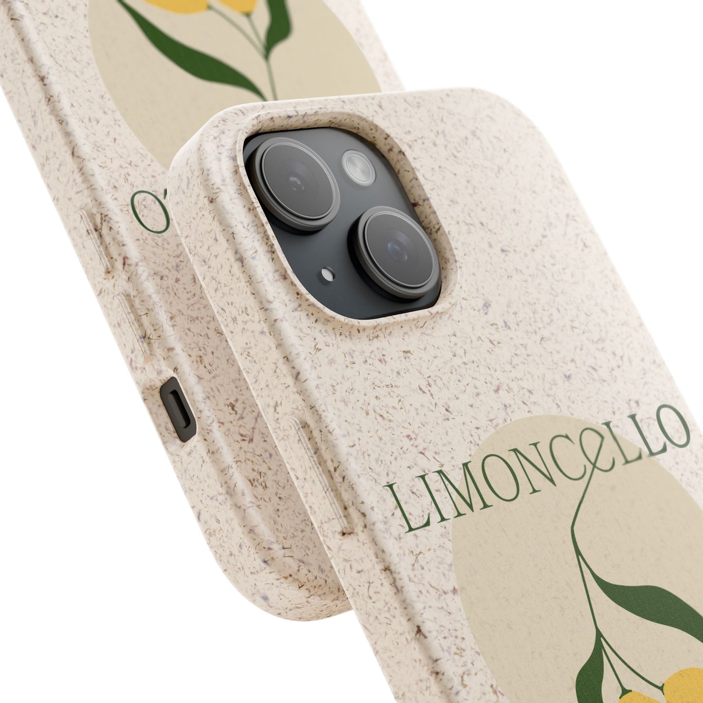 Biodegradable Phone Case - Limoncello Design, Eco-Friendly Mobile Cover