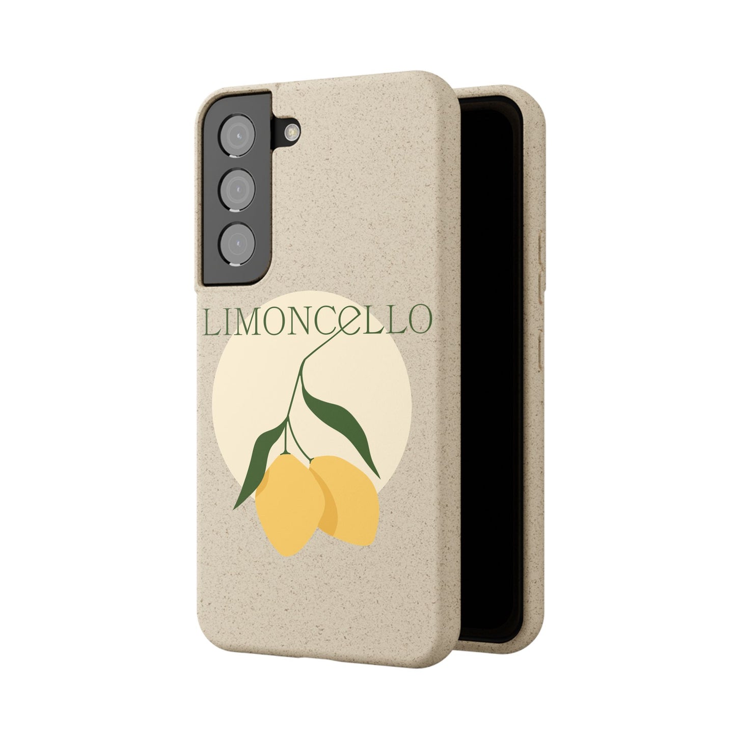 Biodegradable Phone Case - Limoncello Design, Eco-Friendly Mobile Cover