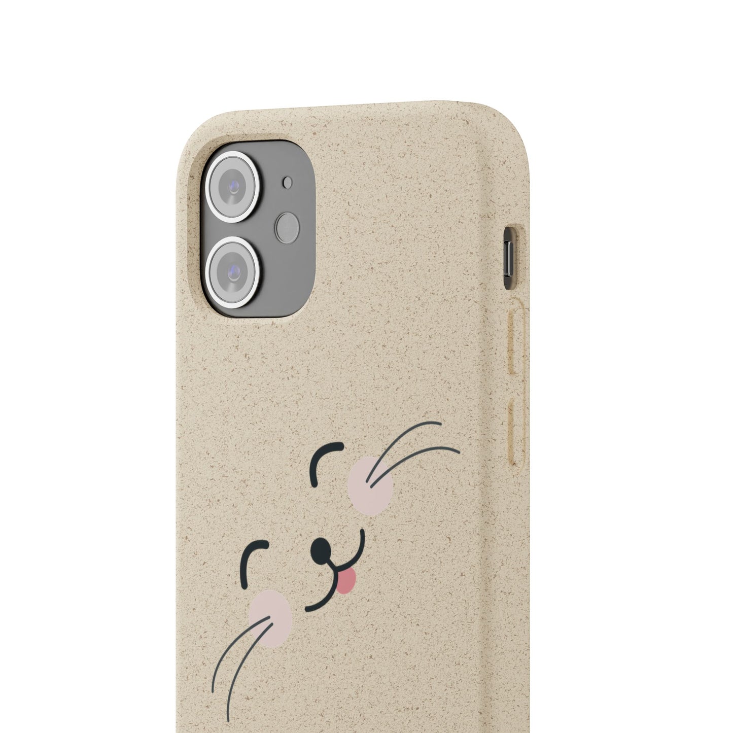 Biodegradable Phone Case - Happy Cat, Eco-friendly mobile cover