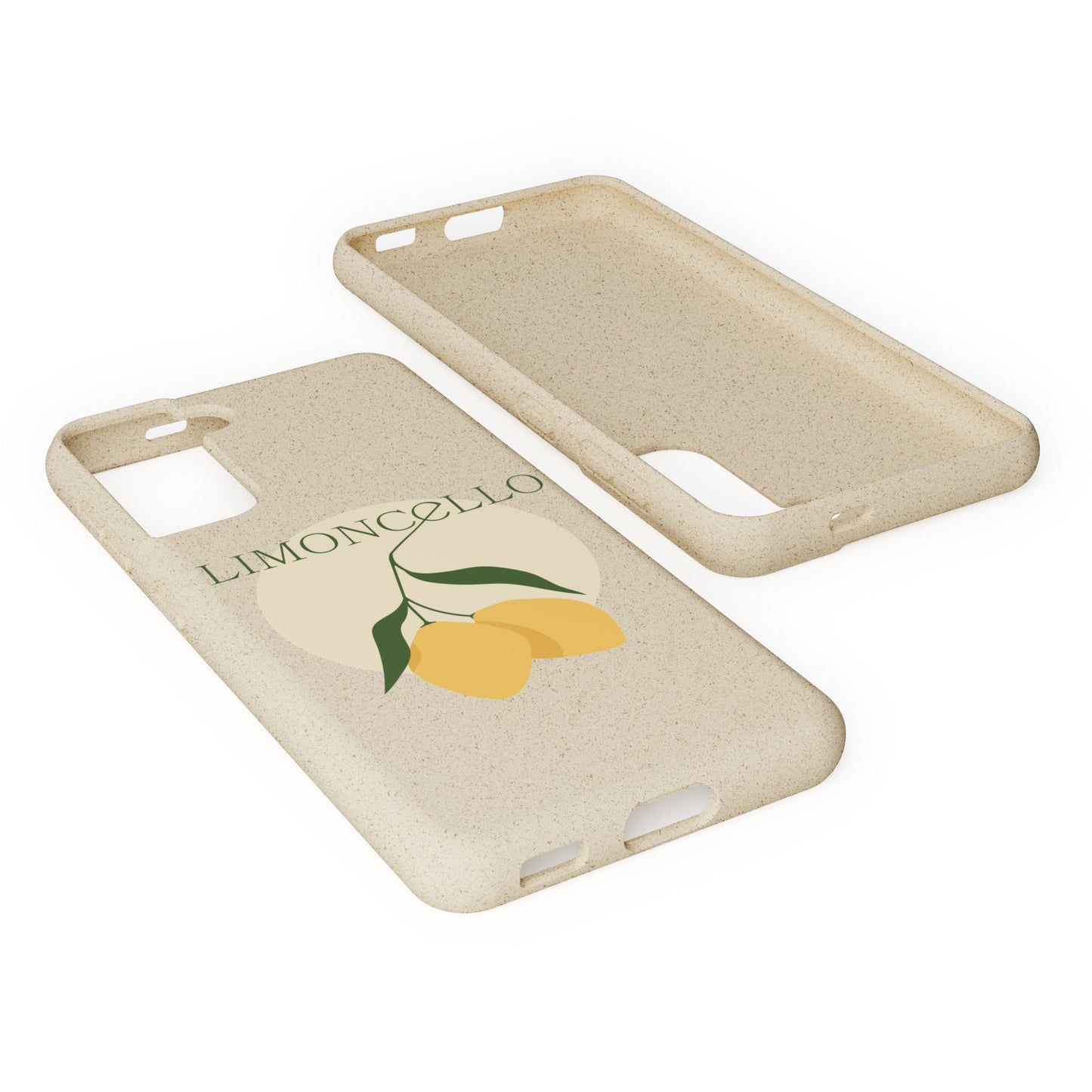 Biodegradable Phone Case - Limoncello Design, Eco-Friendly Mobile Cover