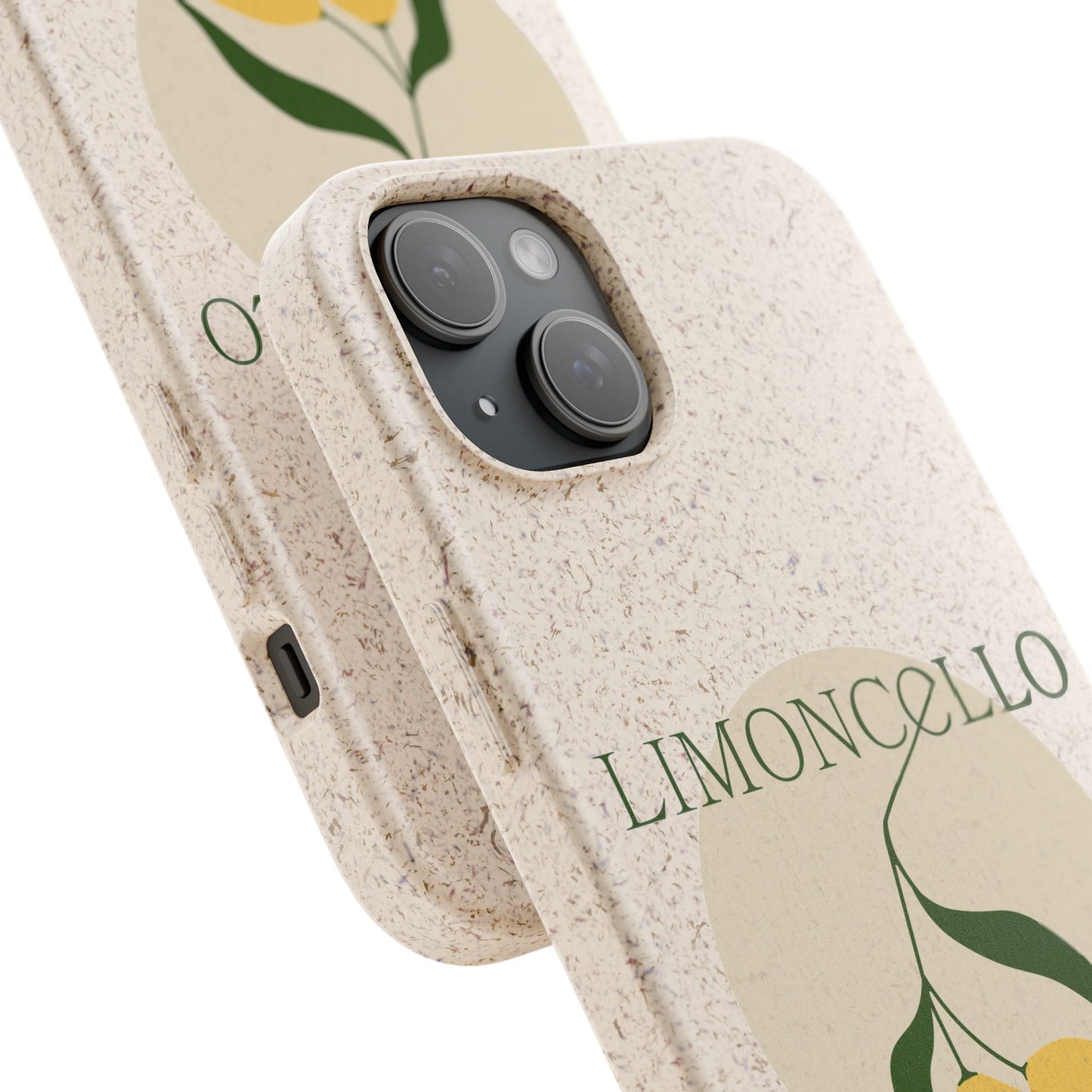 Biodegradable Phone Case - Limoncello Design, Eco-Friendly Mobile Cover