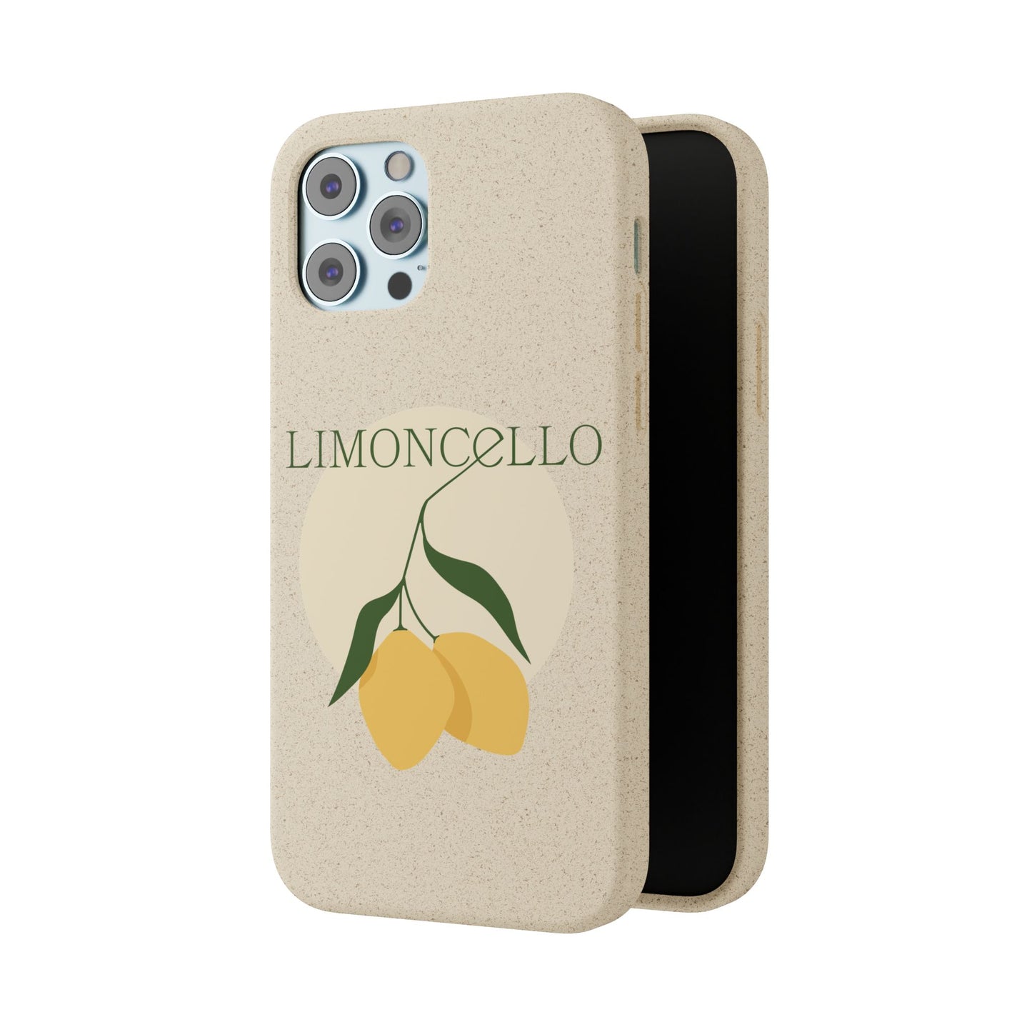 Biodegradable Phone Case - Limoncello Design, Eco-Friendly Mobile Cover