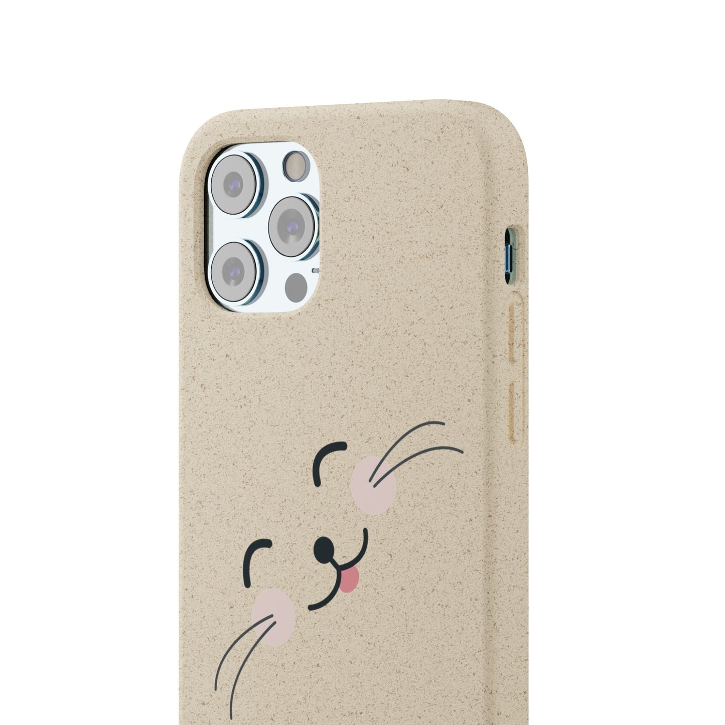Biodegradable Phone Case - Happy Cat, Eco-friendly mobile cover