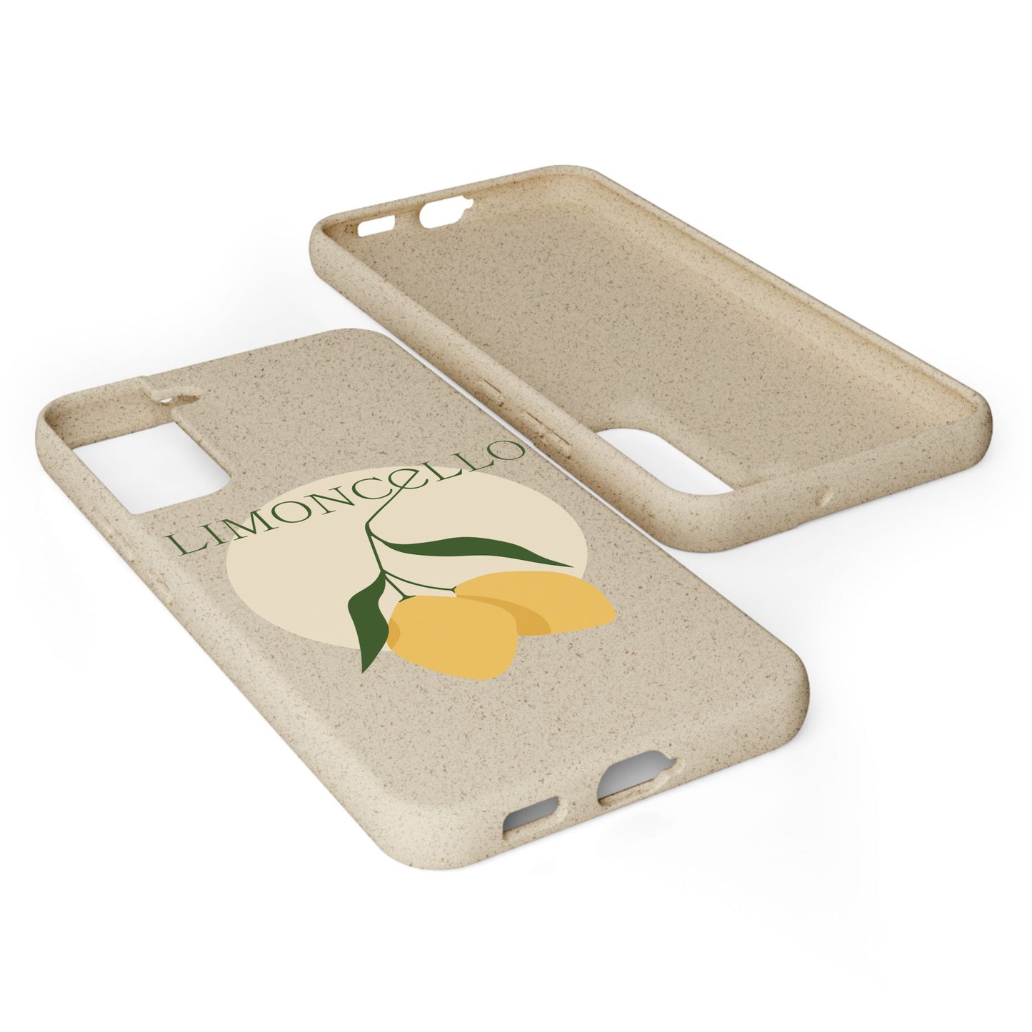 Biodegradable Phone Case - Limoncello Design, Eco-Friendly Mobile Cover