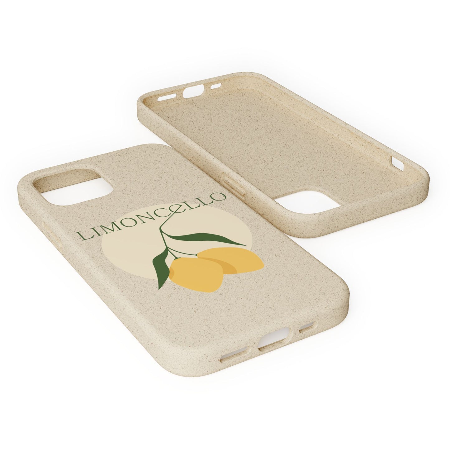 Biodegradable Phone Case - Limoncello Design, Eco-Friendly Mobile Cover