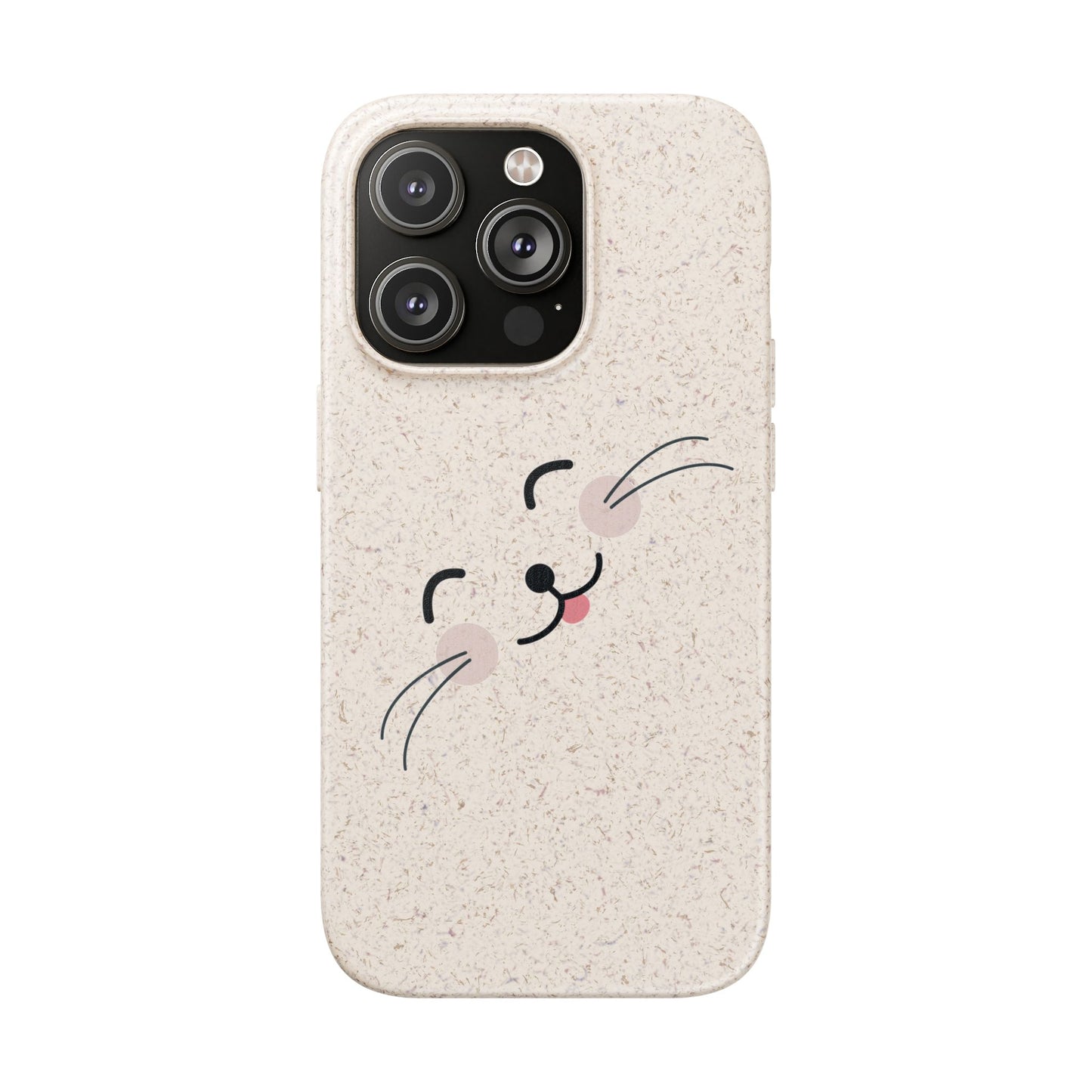 Biodegradable Phone Case - Happy Cat, Eco-friendly mobile cover