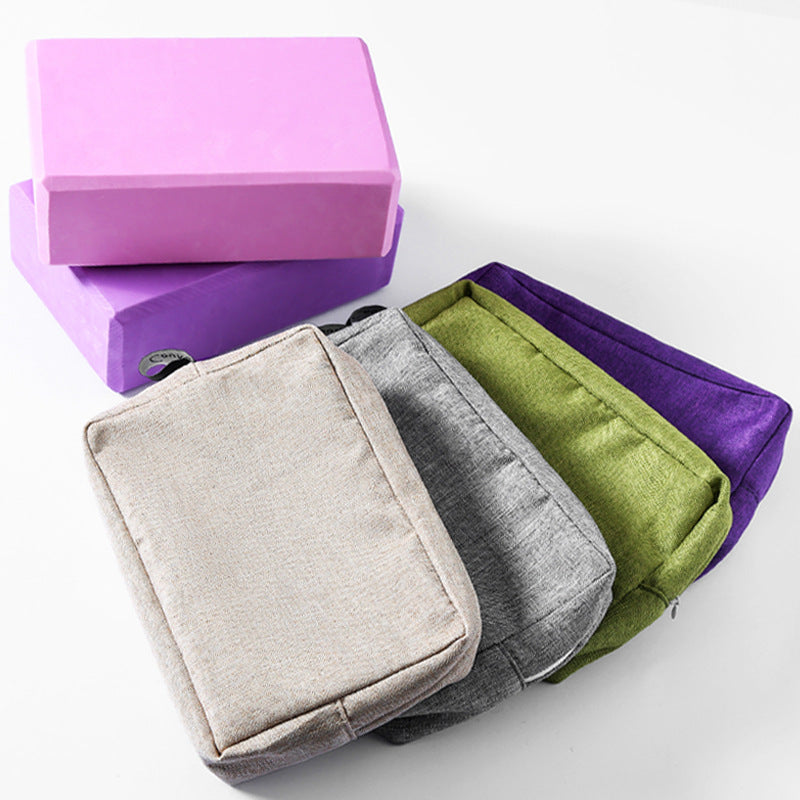 Factory Spot Printed Yoga Brick Cloth Set Custom Pattern Logo Exercise Brick New Yoga Accessories Yoga