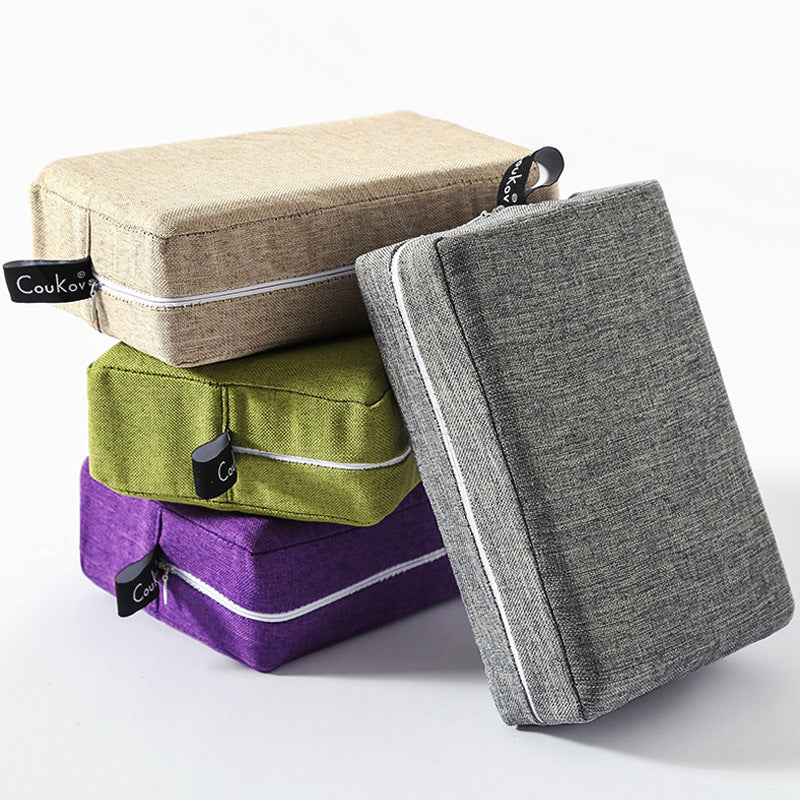 Factory Spot Printed Yoga Brick Cloth Set Custom Pattern Logo Exercise Brick New Yoga Accessories Yoga