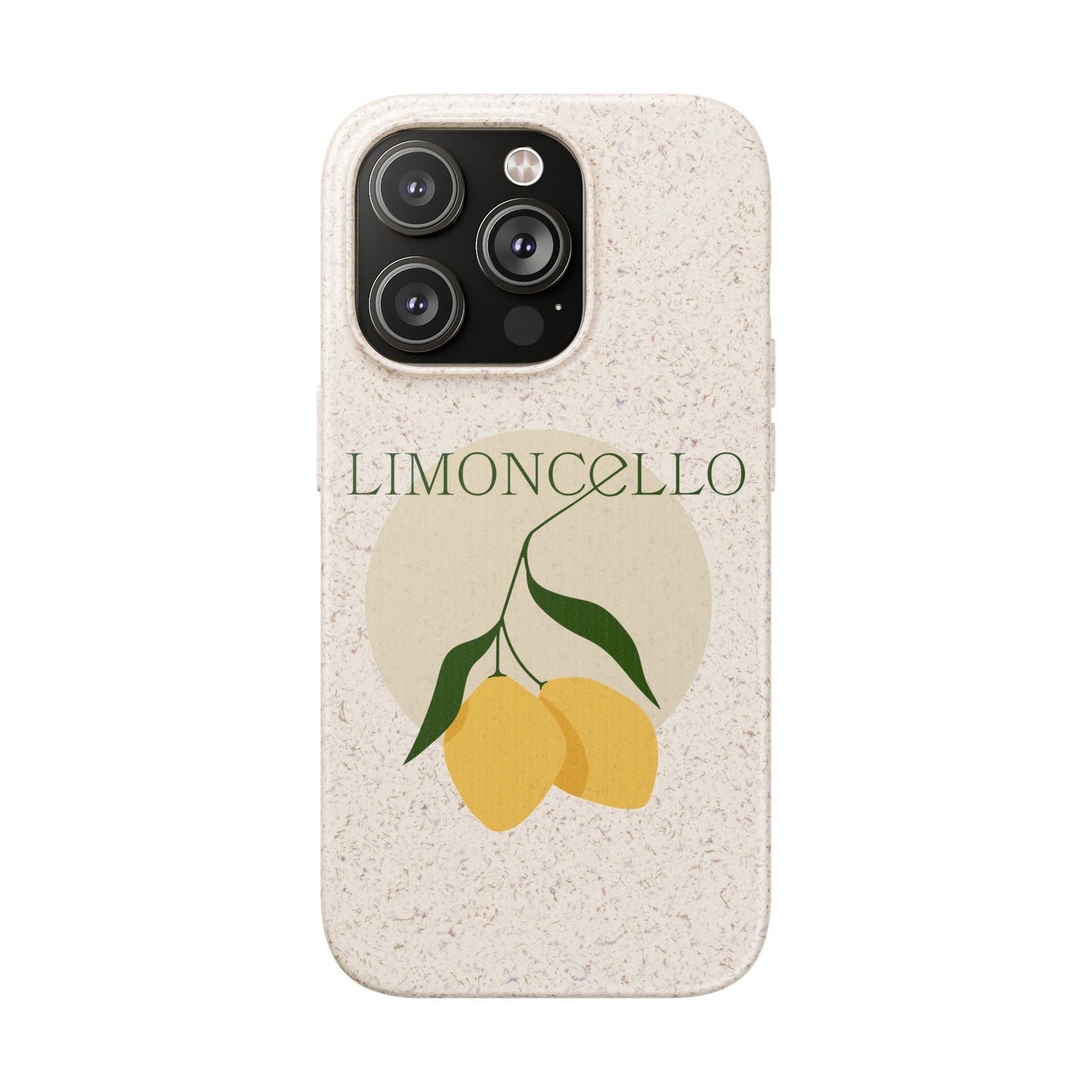 Biodegradable Phone Case - Limoncello Design, Eco-Friendly Mobile Cover