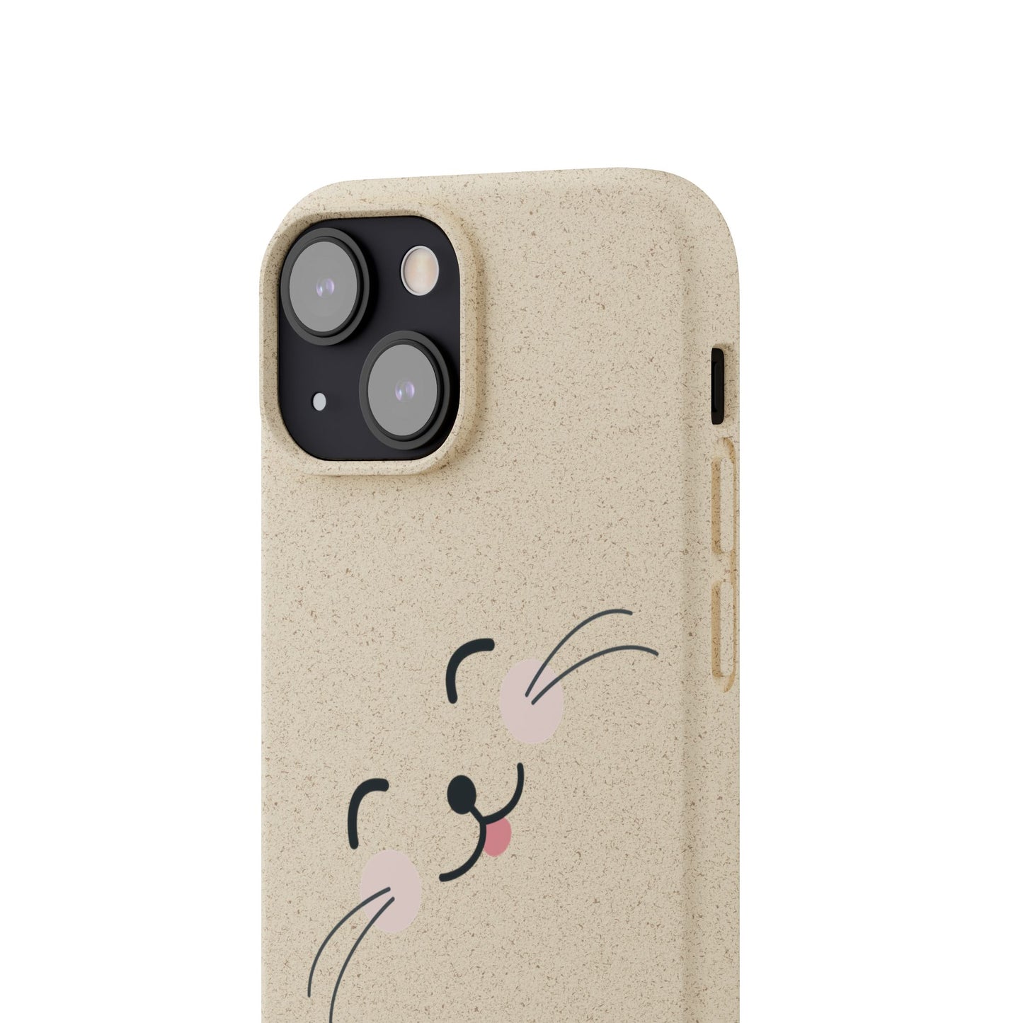 Biodegradable Phone Case - Happy Cat, Eco-friendly mobile cover