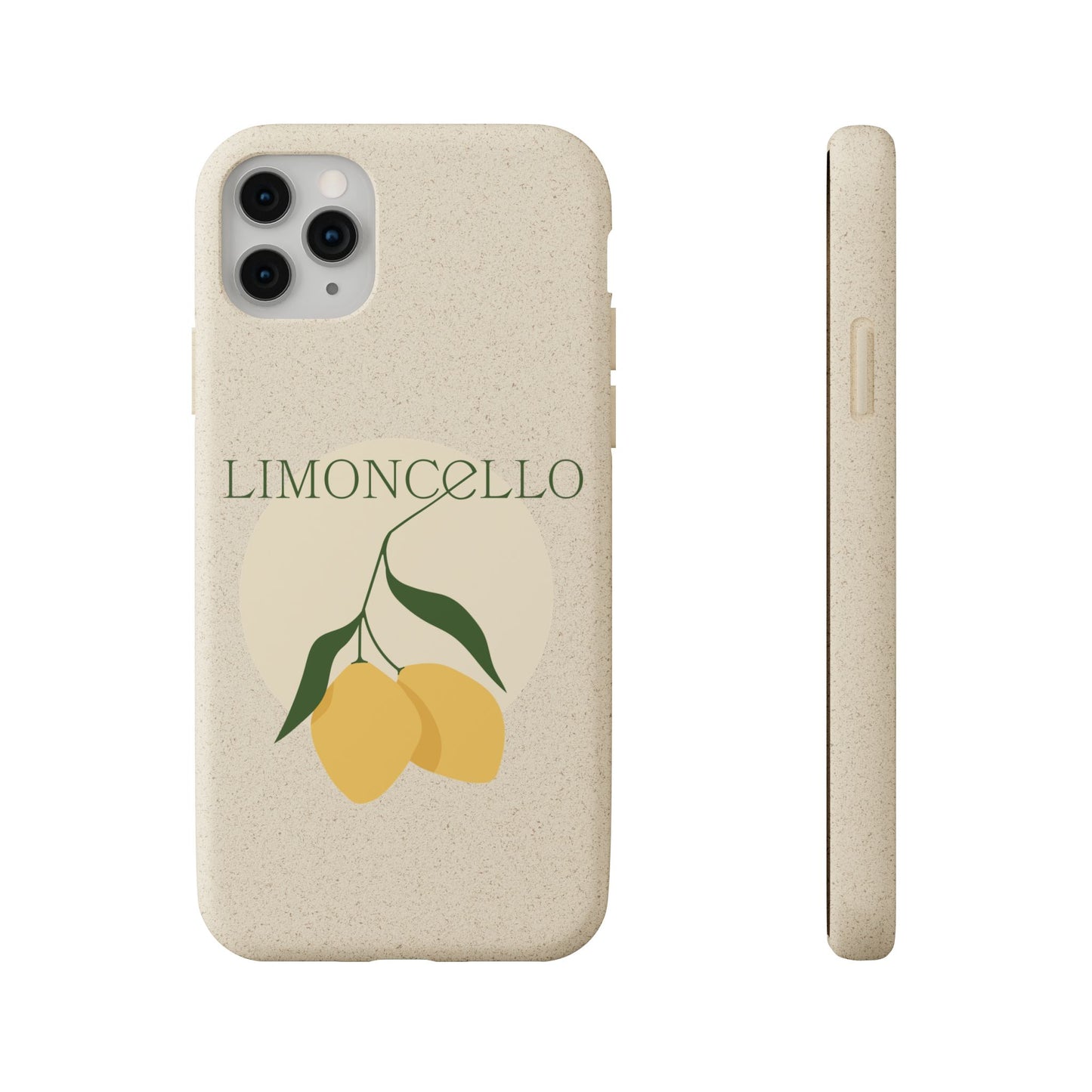 Biodegradable Phone Case - Limoncello Design, Eco-Friendly Mobile Cover