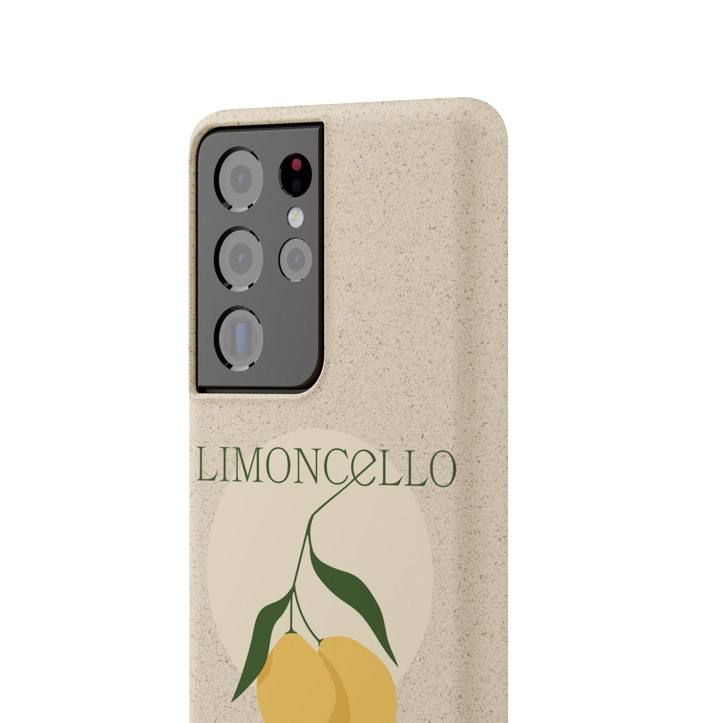 Biodegradable Phone Case - Limoncello Design, Eco-Friendly Mobile Cover