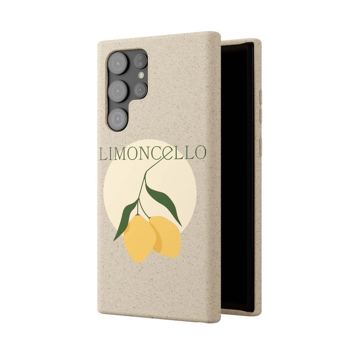 Biodegradable Phone Case - Limoncello Design, Eco-Friendly Mobile Cover