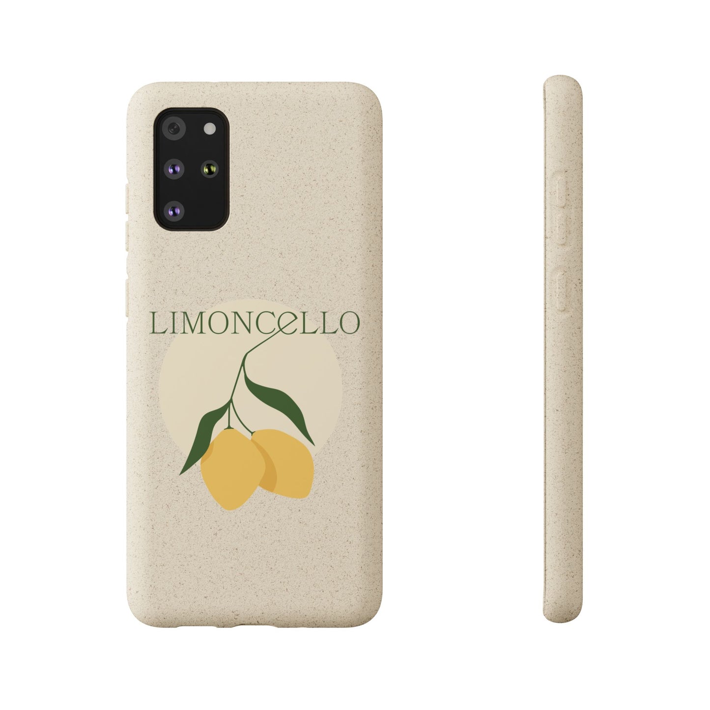 Biodegradable Phone Case - Limoncello Design, Eco-Friendly Mobile Cover