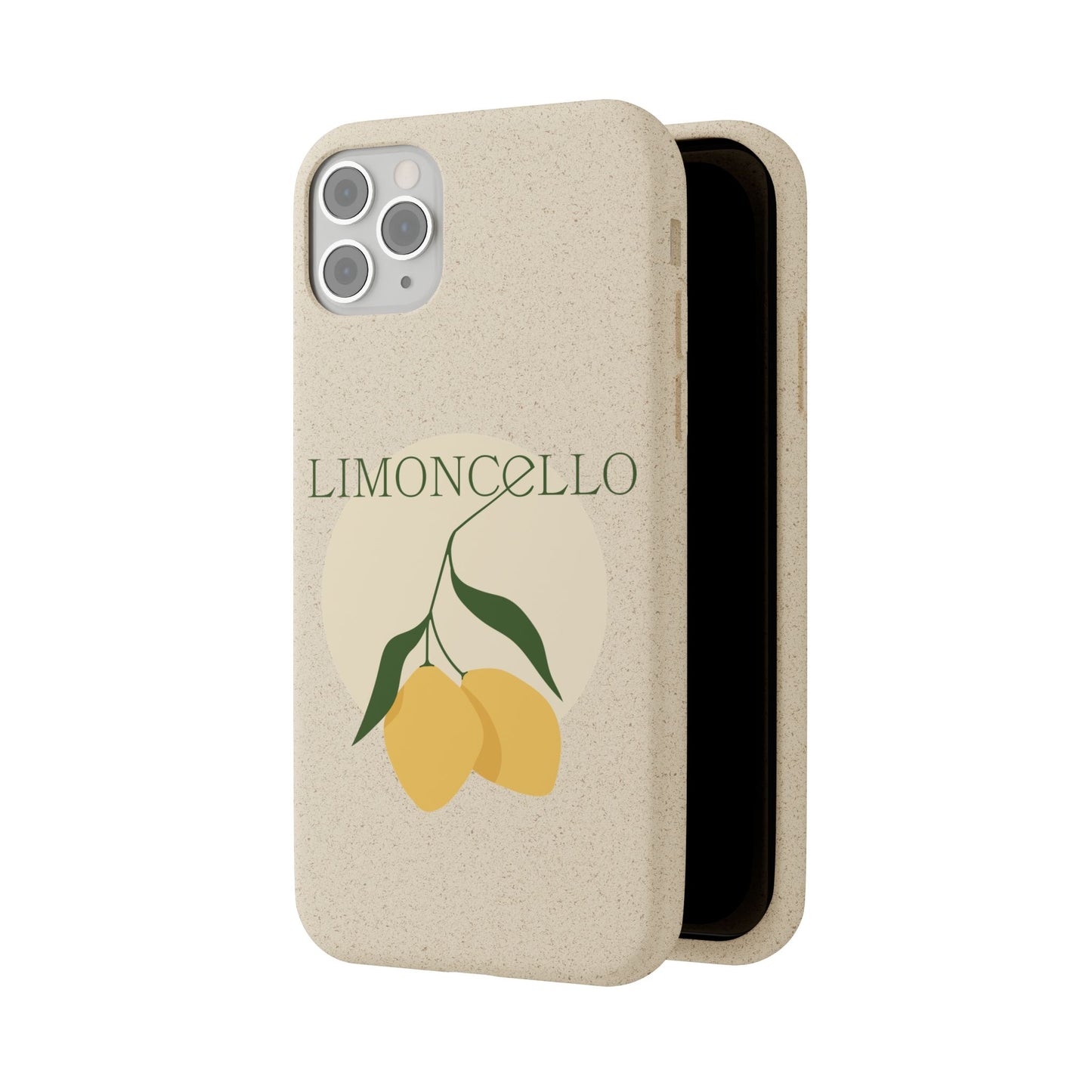 Biodegradable Phone Case - Limoncello Design, Eco-Friendly Mobile Cover