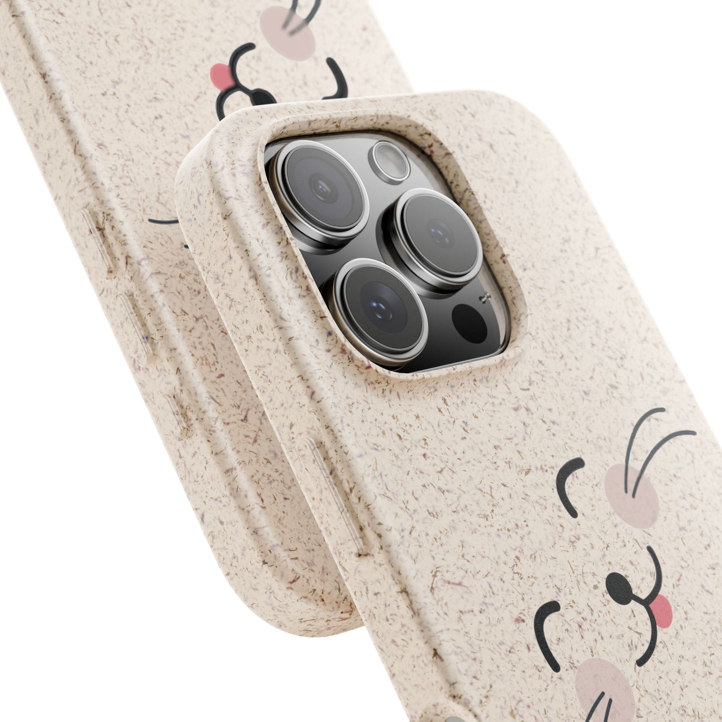 Biodegradable Phone Case - Happy Cat, Eco-friendly mobile cover