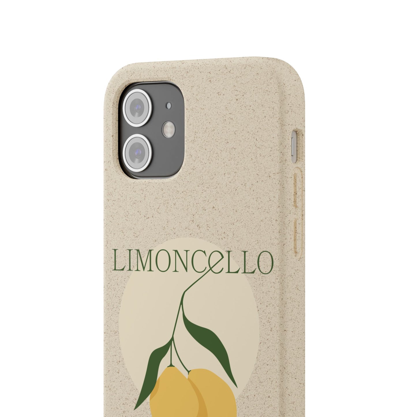 Biodegradable Phone Case - Limoncello Design, Eco-Friendly Mobile Cover