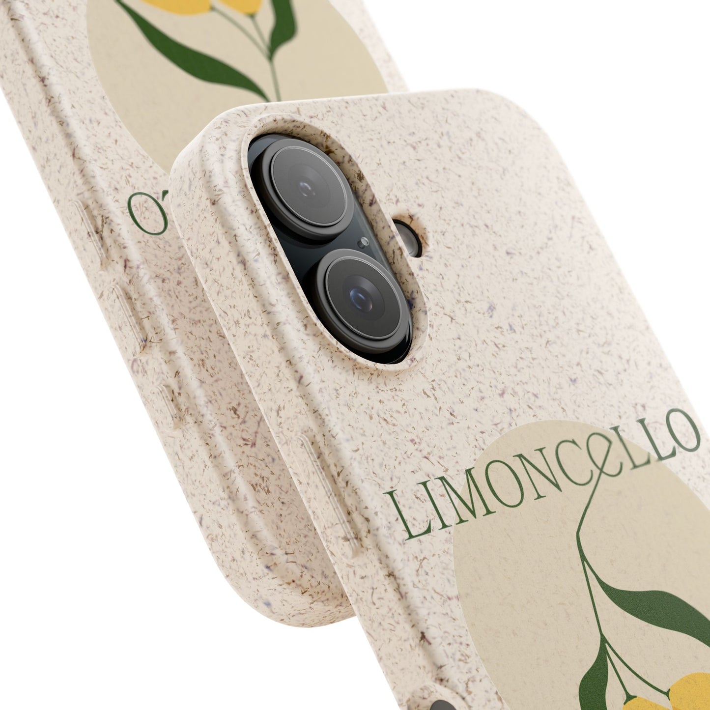 Biodegradable Phone Case - Limoncello Design, Eco-Friendly Mobile Cover