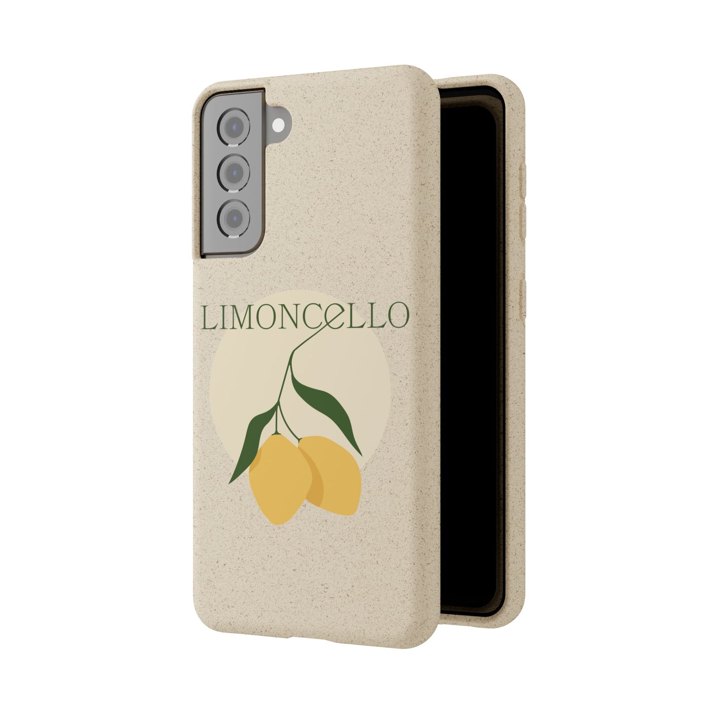 Biodegradable Phone Case - Limoncello Design, Eco-Friendly Mobile Cover