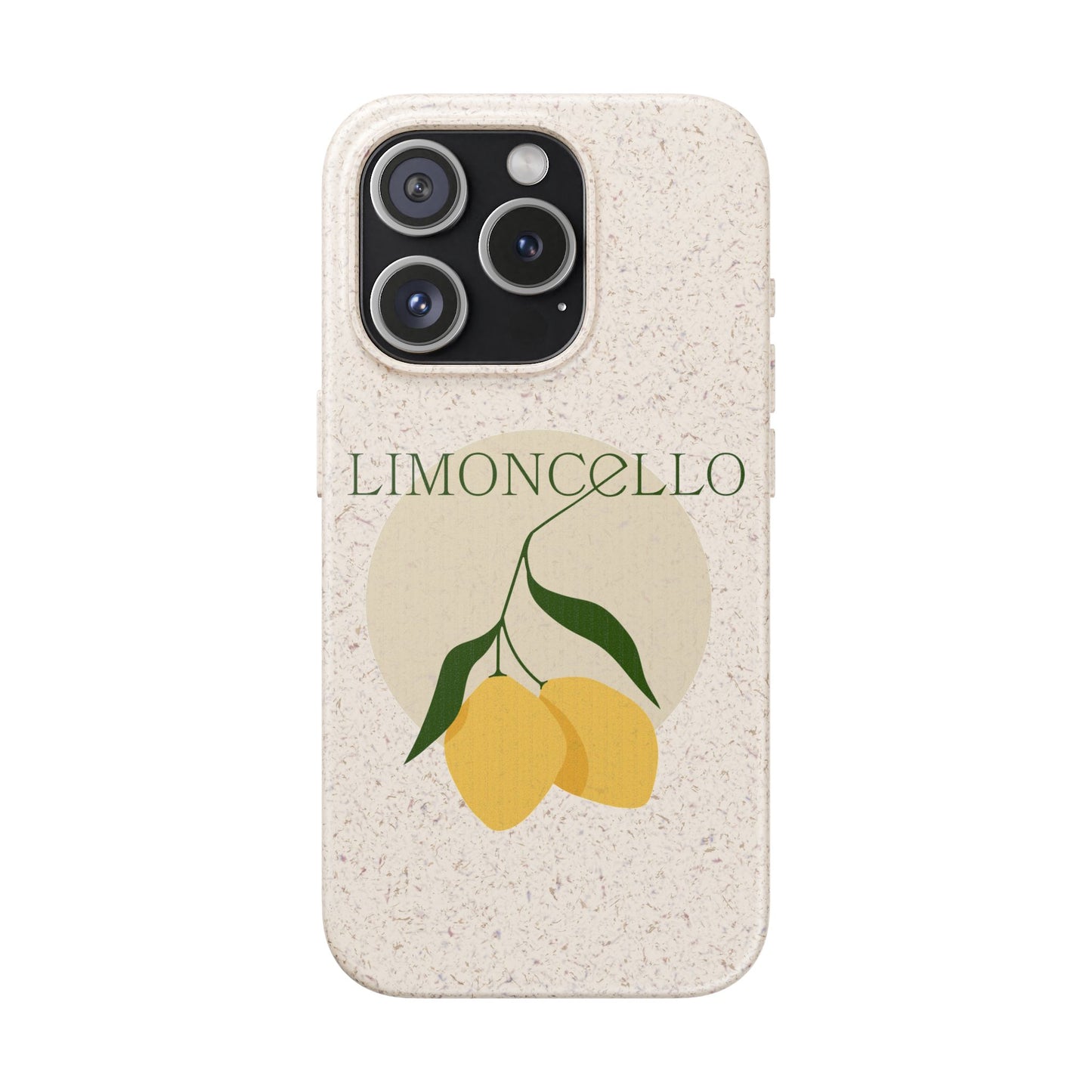 Biodegradable Phone Case - Limoncello Design, Eco-Friendly Mobile Cover