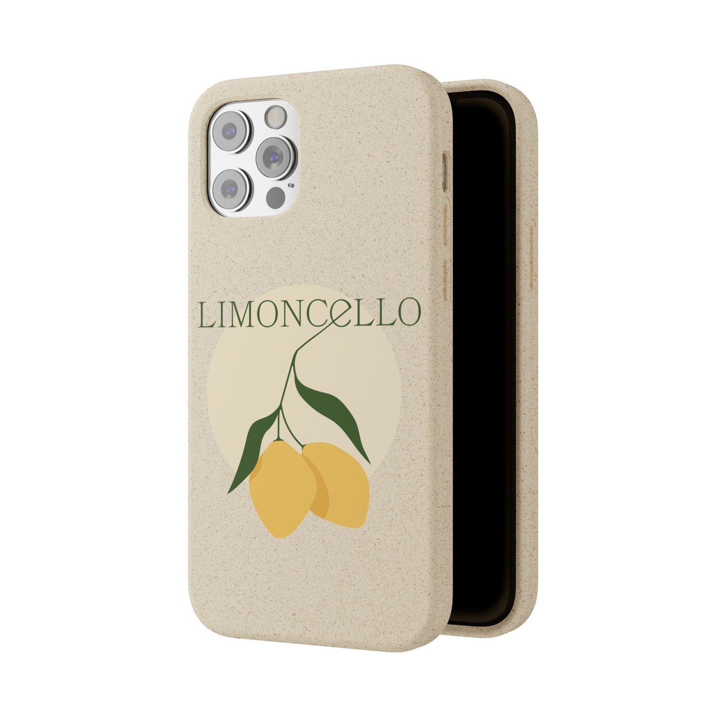 Biodegradable Phone Case - Limoncello Design, Eco-Friendly Mobile Cover