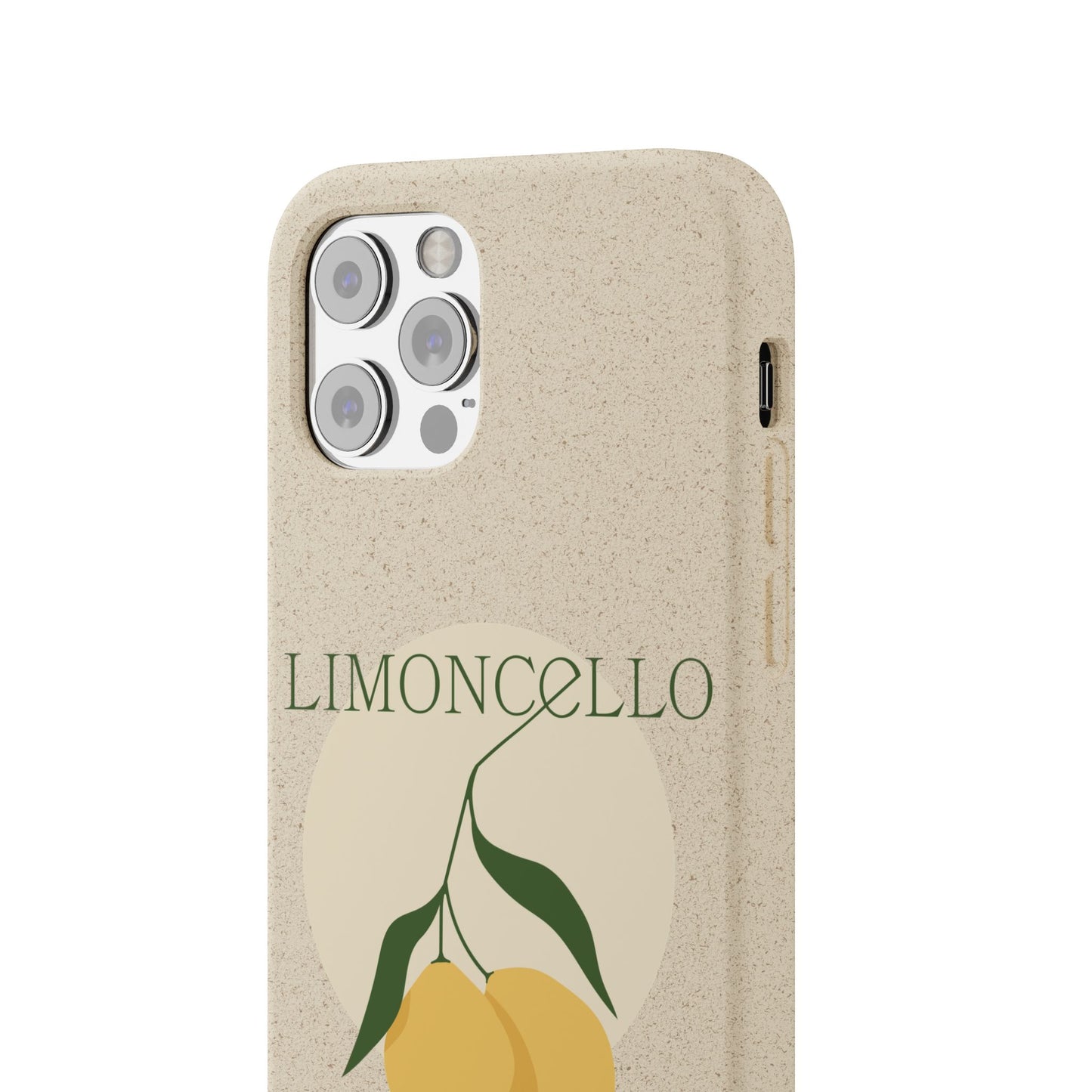 Biodegradable Phone Case - Limoncello Design, Eco-Friendly Mobile Cover