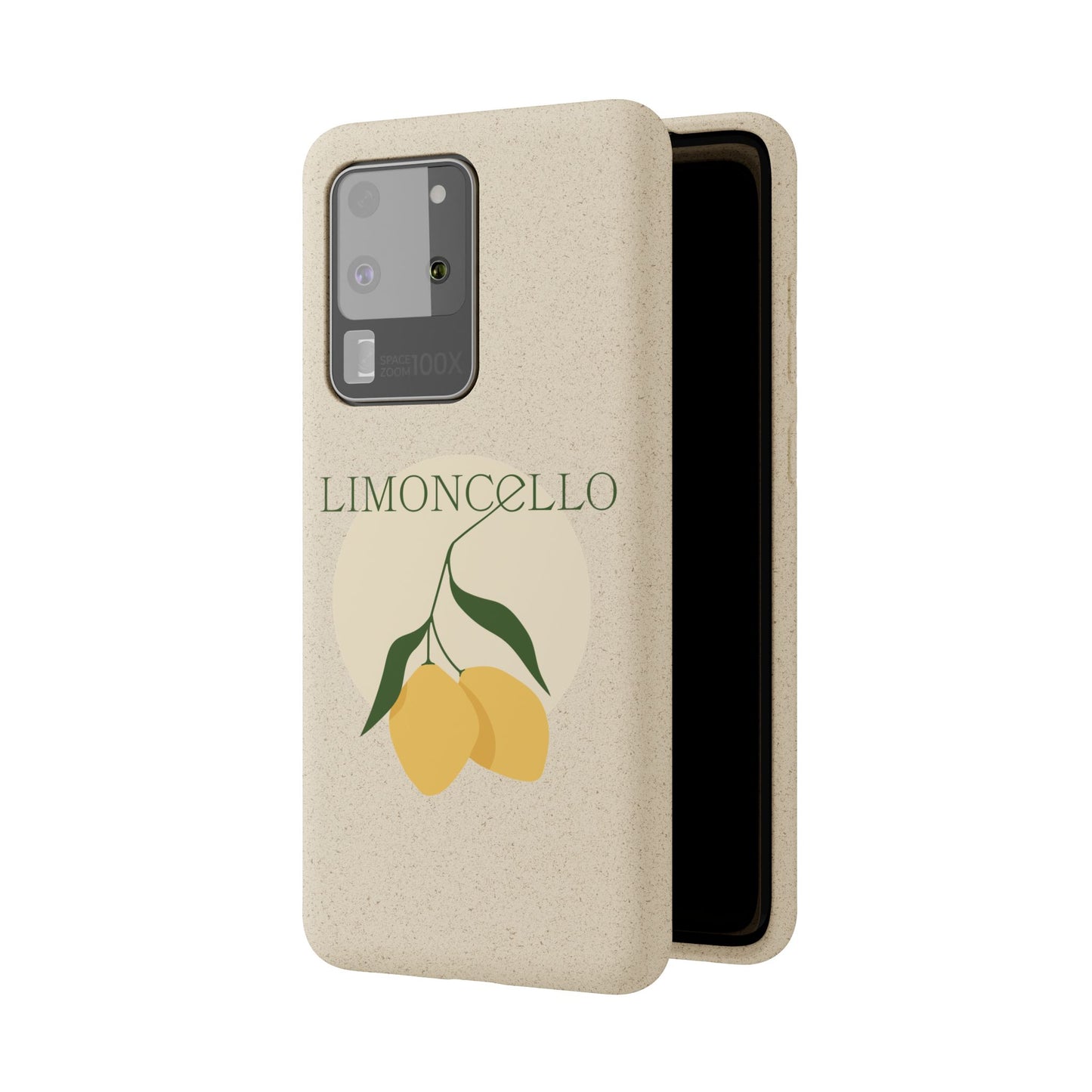 Biodegradable Phone Case - Limoncello Design, Eco-Friendly Mobile Cover