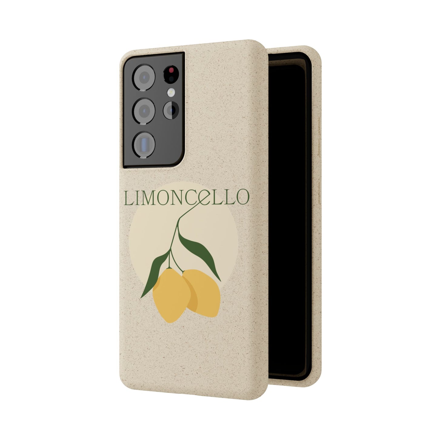 Biodegradable Phone Case - Limoncello Design, Eco-Friendly Mobile Cover
