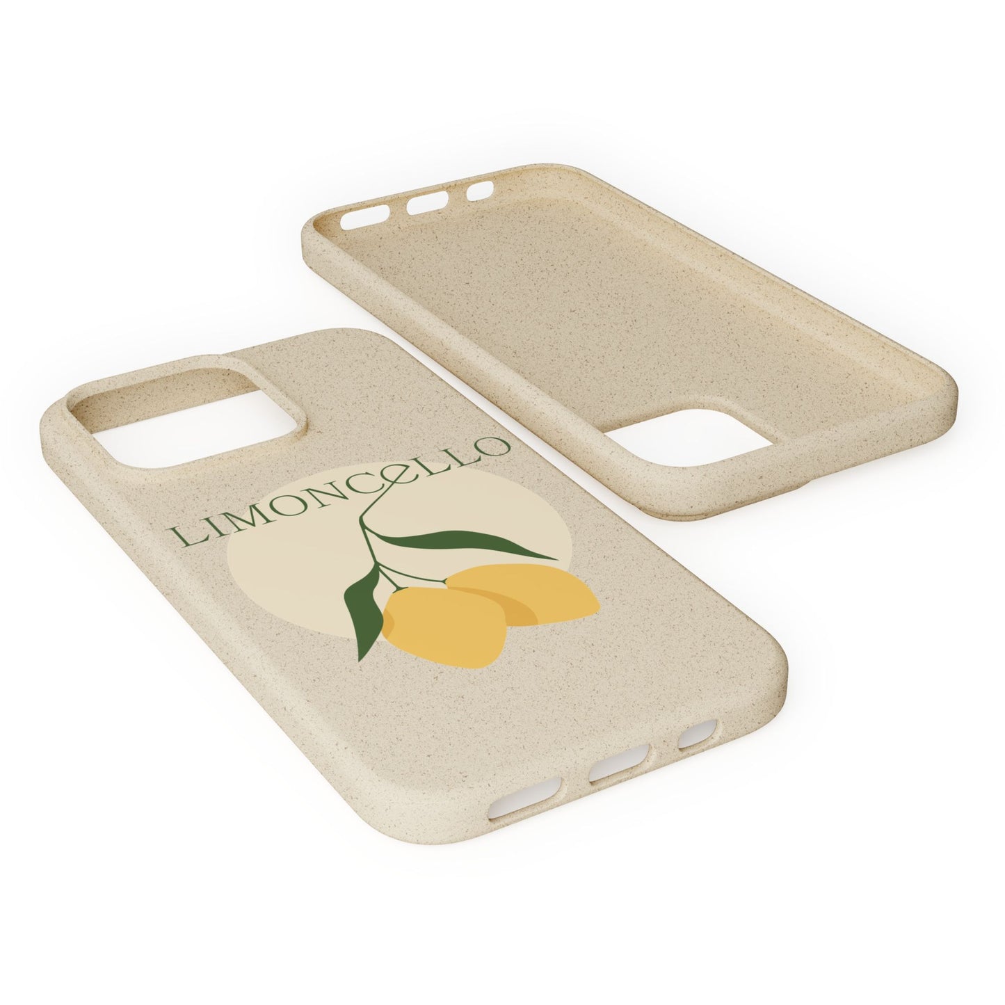 Biodegradable Phone Case - Limoncello Design, Eco-Friendly Mobile Cover