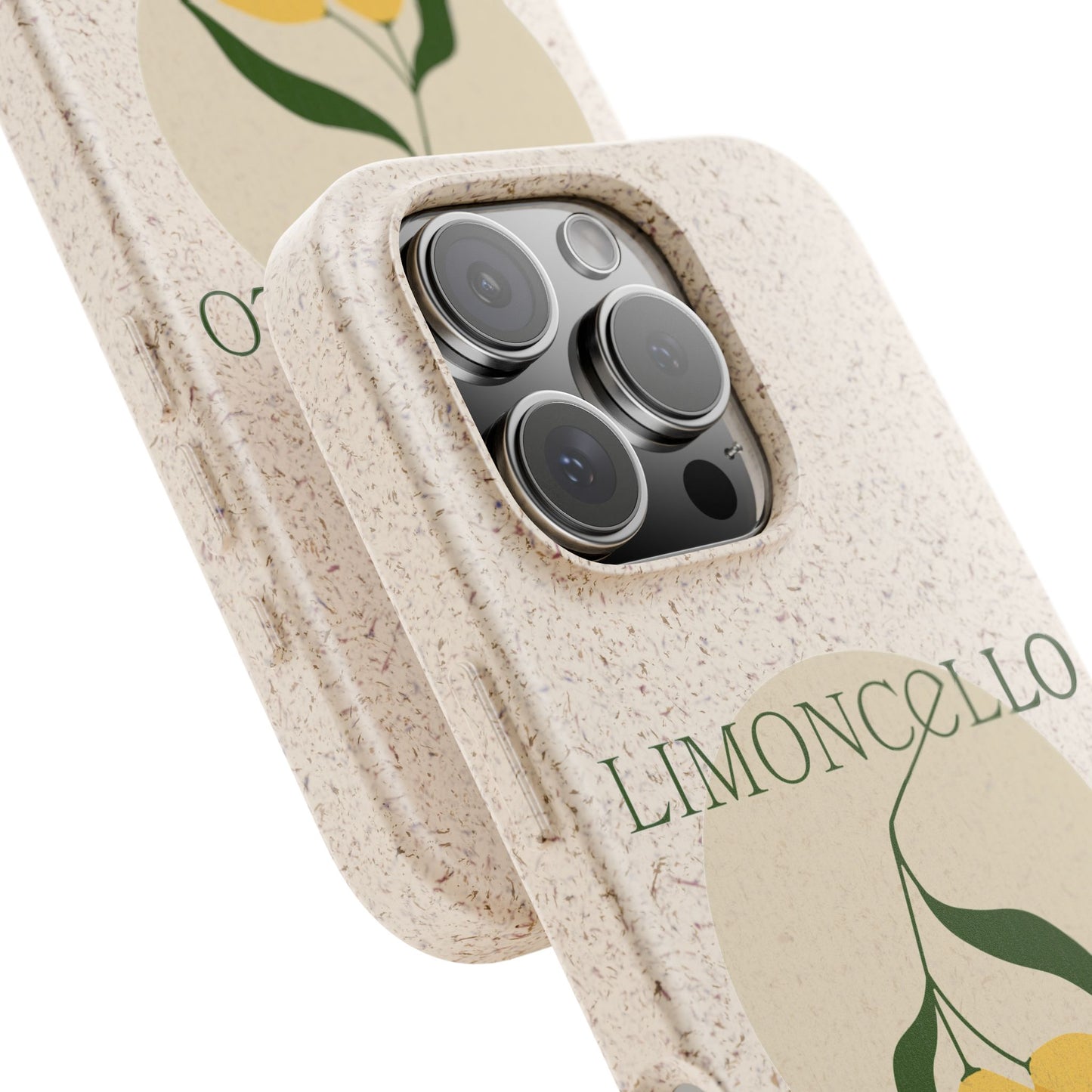 Biodegradable Phone Case - Limoncello Design, Eco-Friendly Mobile Cover