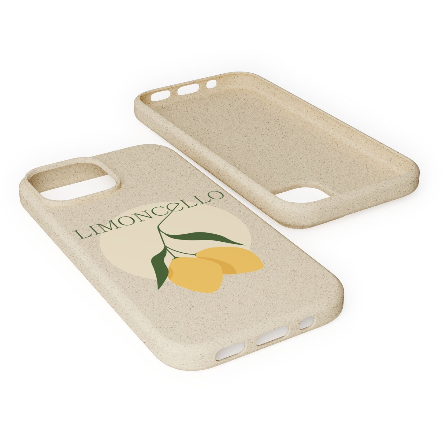 Biodegradable Phone Case - Limoncello Design, Eco-Friendly Mobile Cover