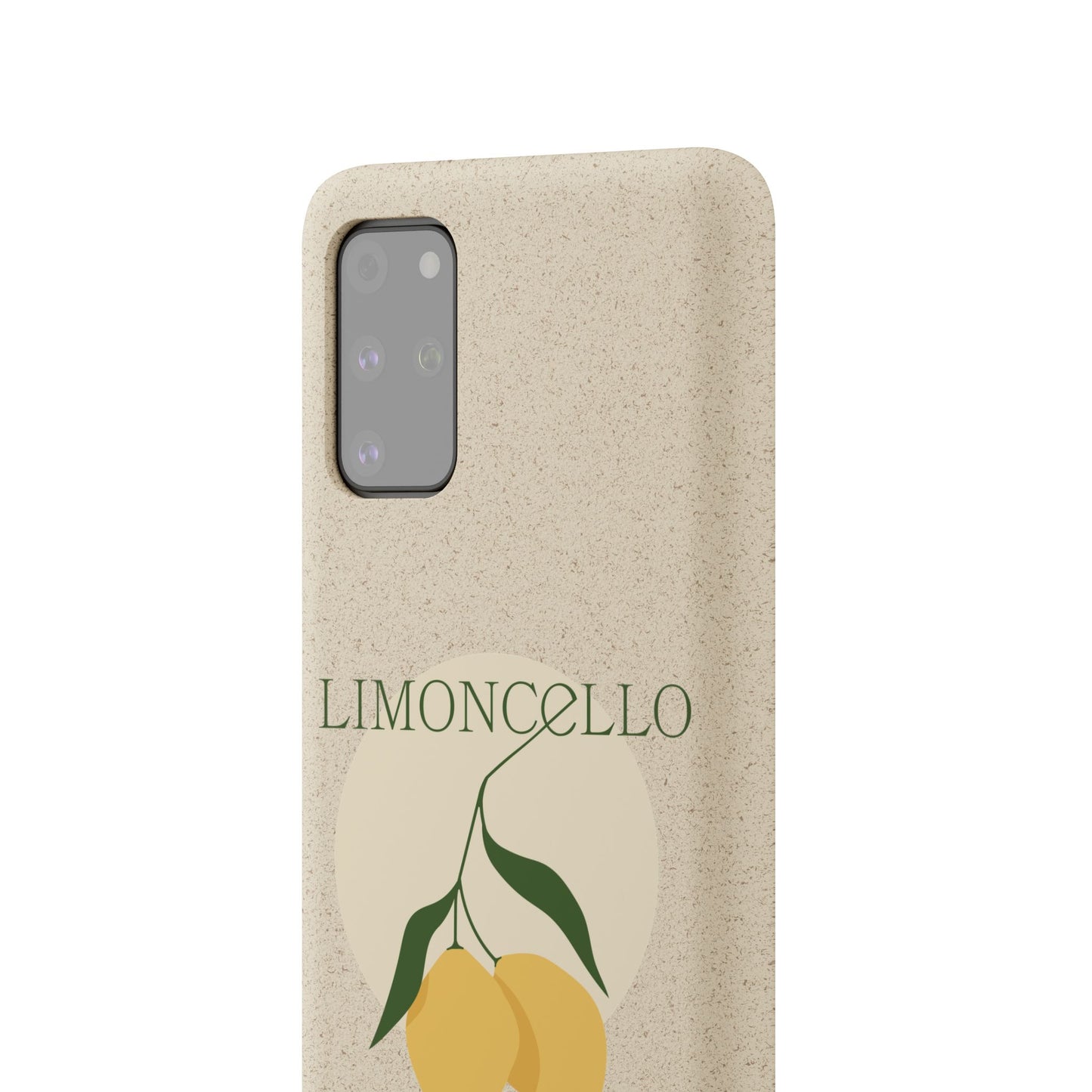 Biodegradable Phone Case - Limoncello Design, Eco-Friendly Mobile Cover