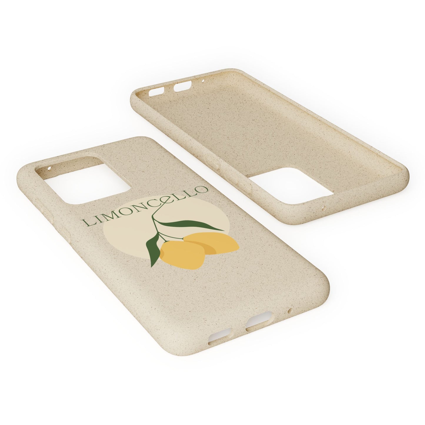 Biodegradable Phone Case - Limoncello Design, Eco-Friendly Mobile Cover