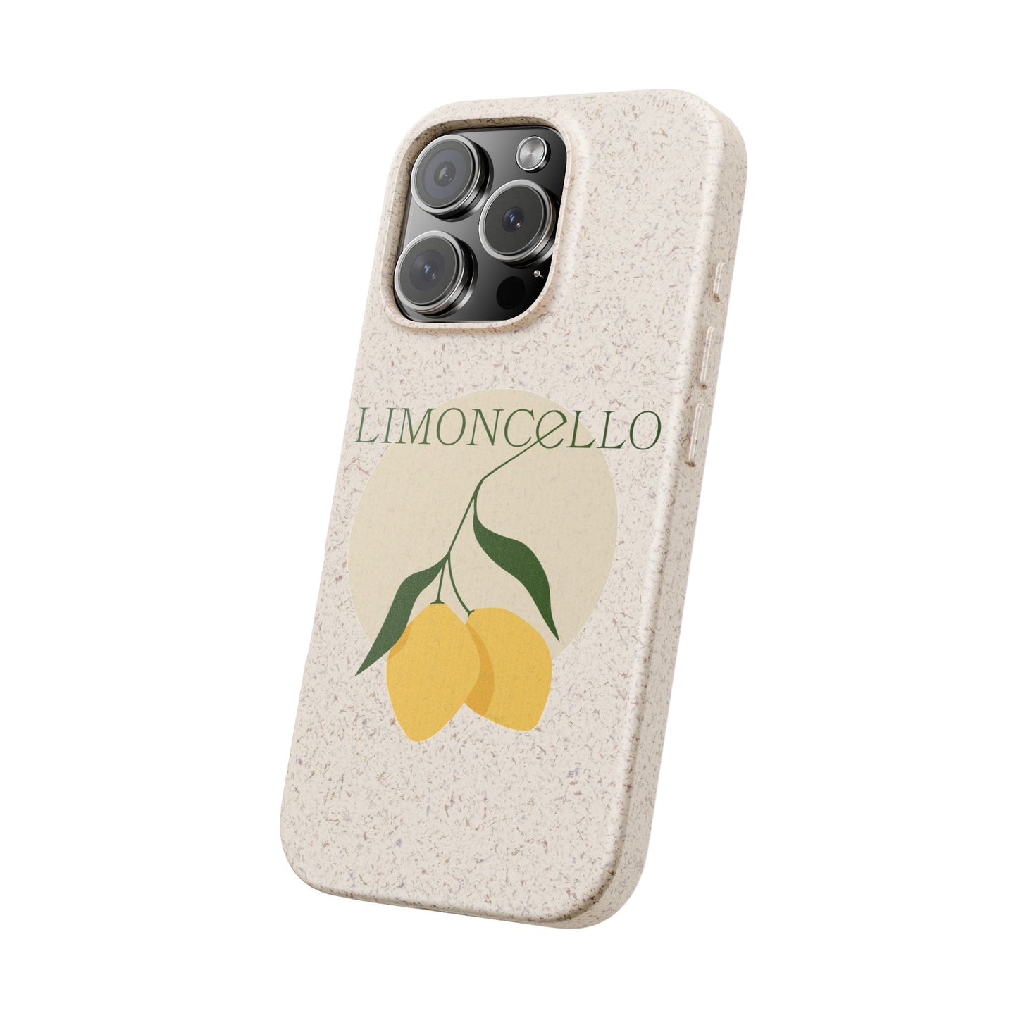 Biodegradable Phone Case - Limoncello Design, Eco-Friendly Mobile Cover