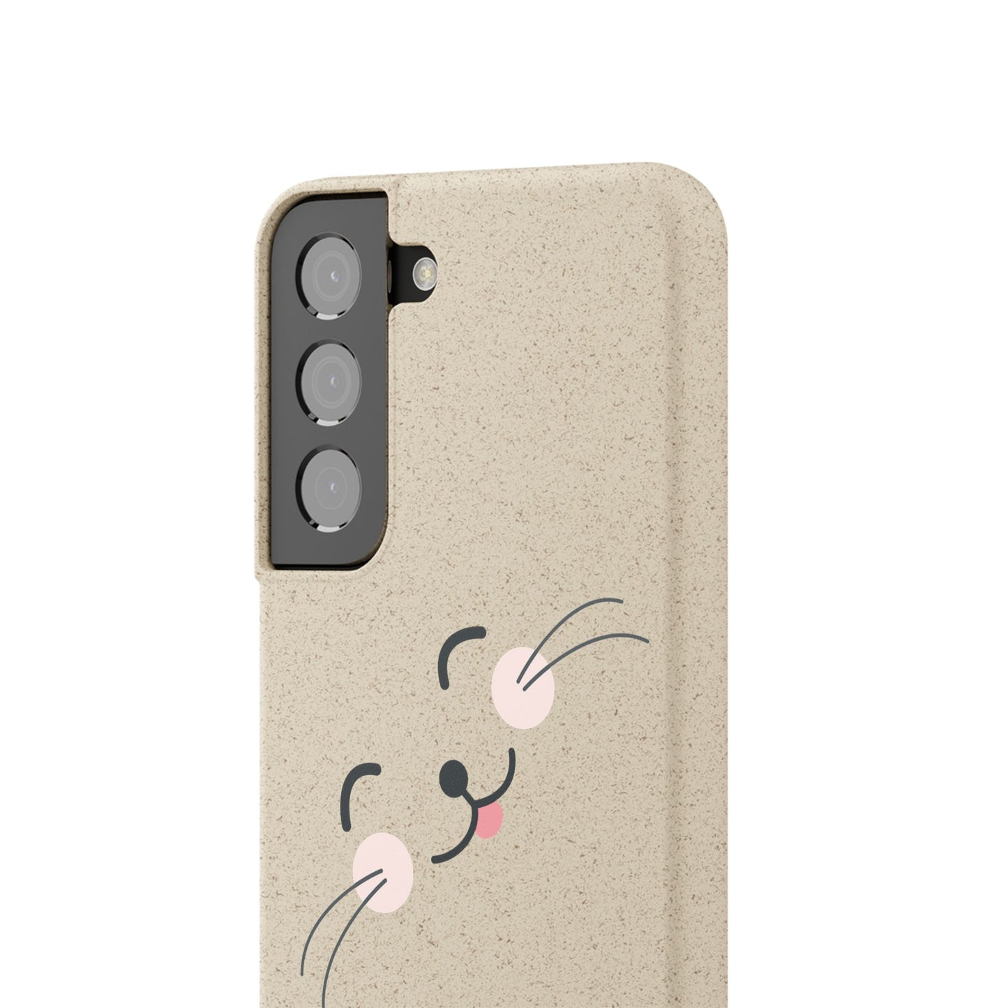 Biodegradable Phone Case - Happy Cat, Eco-friendly mobile cover