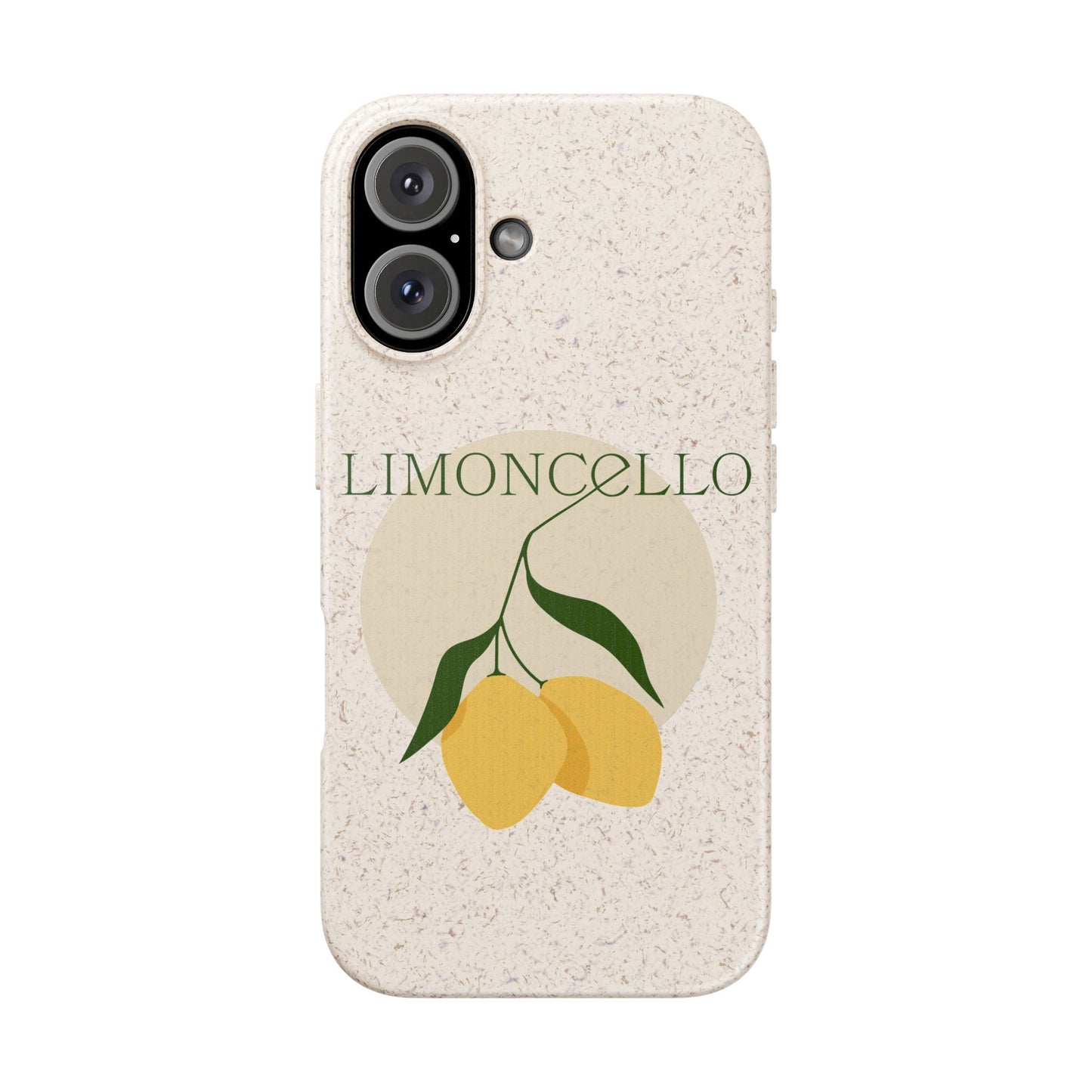 Biodegradable Phone Case - Limoncello Design, Eco-Friendly Mobile Cover