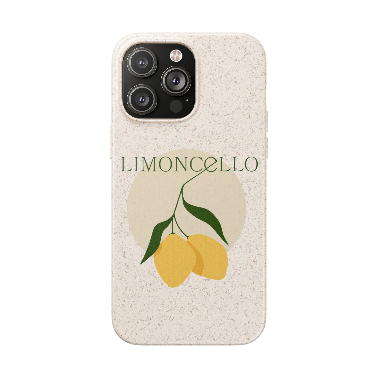 Biodegradable Phone Case - Limoncello Design, Eco-Friendly Mobile Cover
